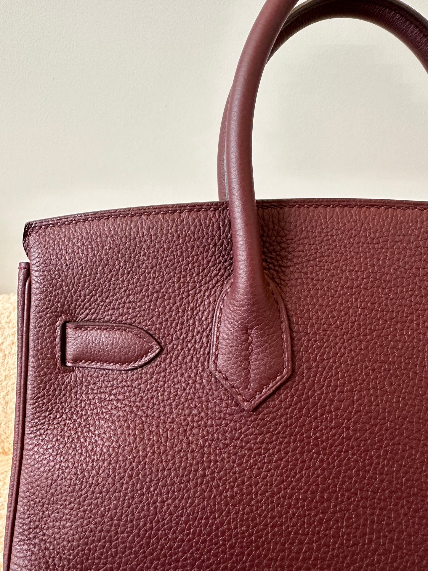 Hermes Birkin 30 Bordeaux Togo GHW - Carly Julia Sells Stuff, LLC