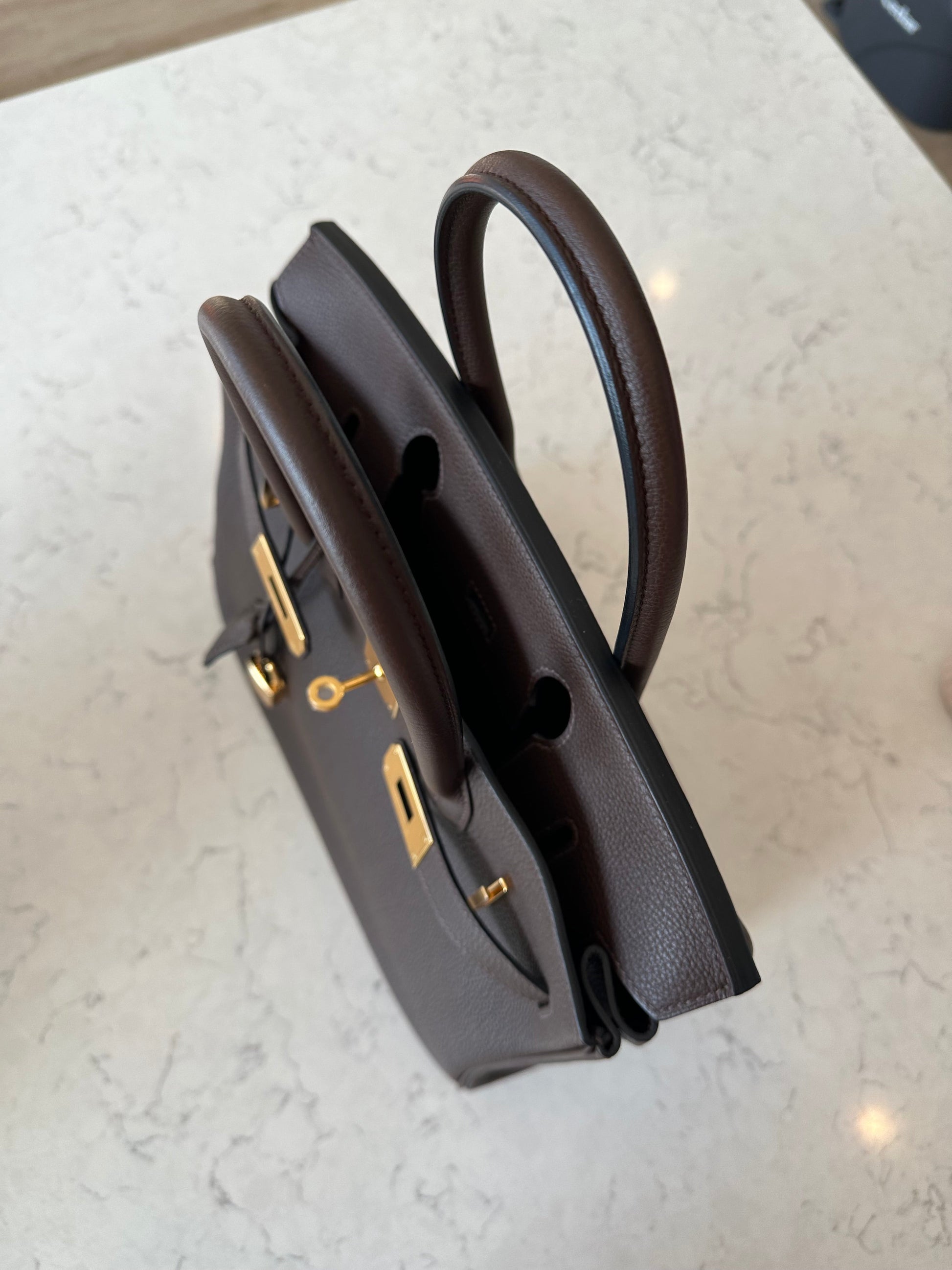 Hermes Birkin 30 Chocolate Togo GHW - Carly Julia Sells Stuff, LLC