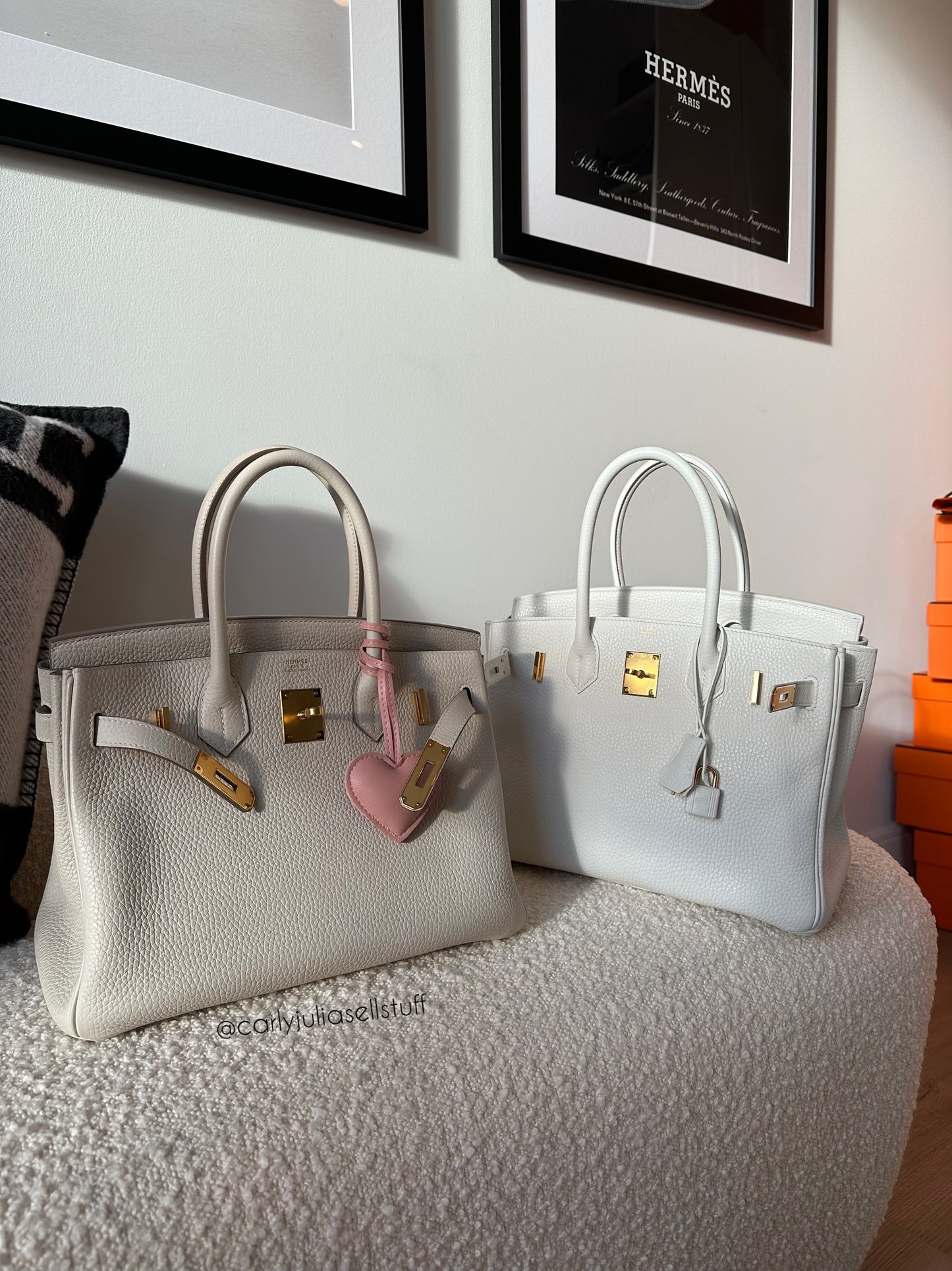 Hermes Birkin 30 Craie GHW - Carly Julia Sells Stuff, LLC