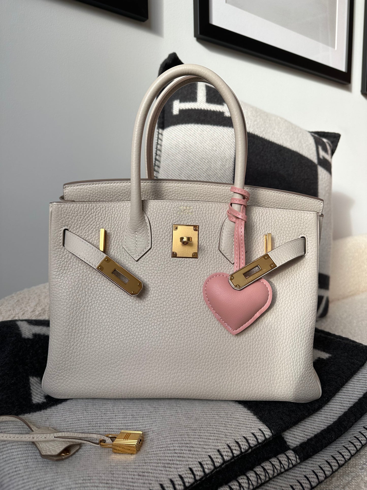 Hermes Birkin 30 Craie GHW - Carly Julia Sells Stuff, LLC