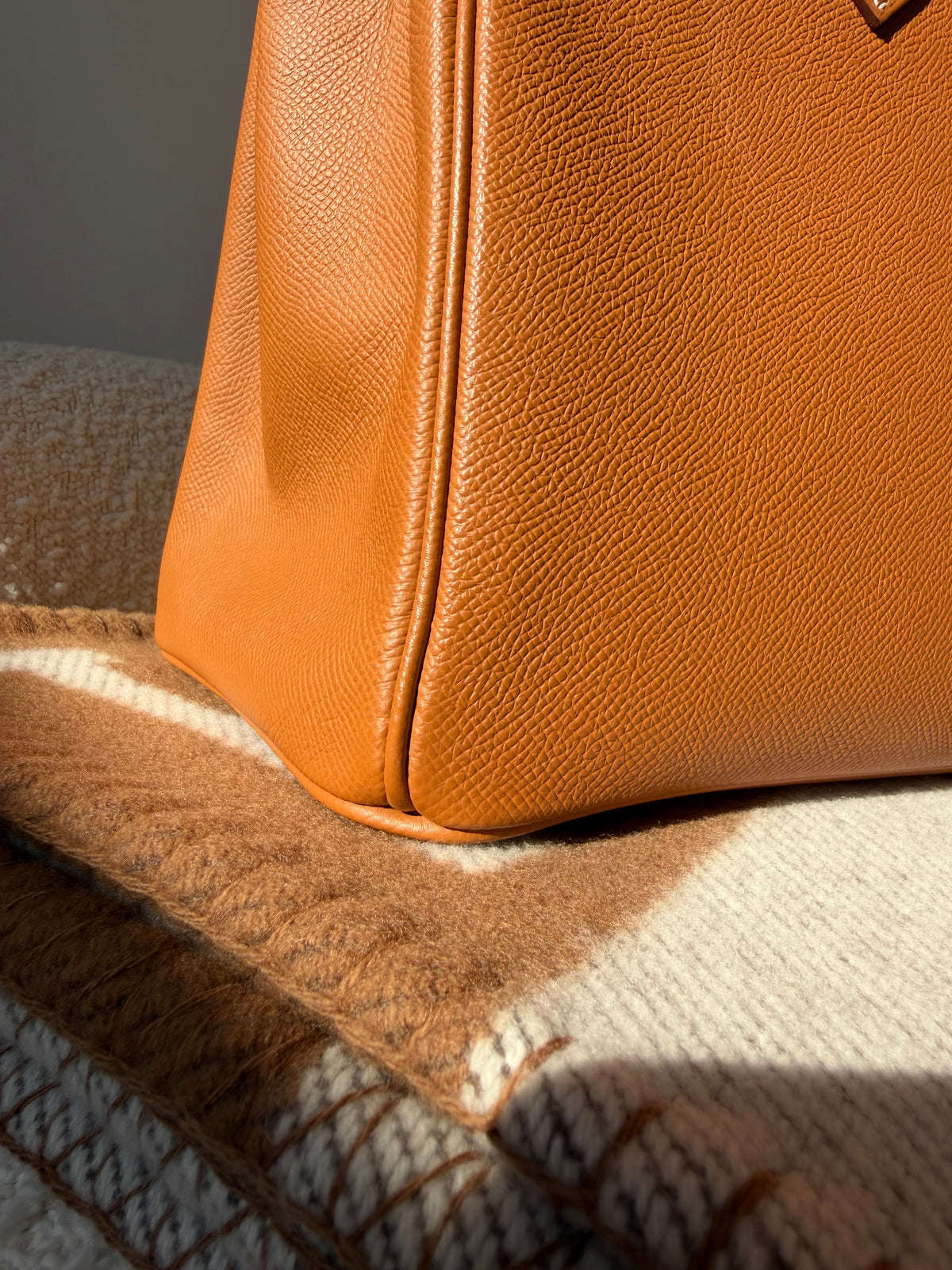 Hermés Birkin 30 Epsom Retourne Gold GHW - Carly Julia Sells Stuff, LLC