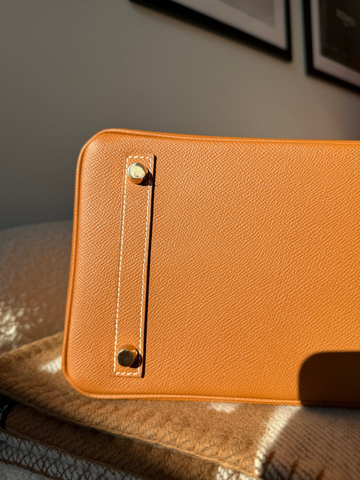 Hermés Birkin 30 Epsom Retourne Gold GHW - Carly Julia Sells Stuff, LLC