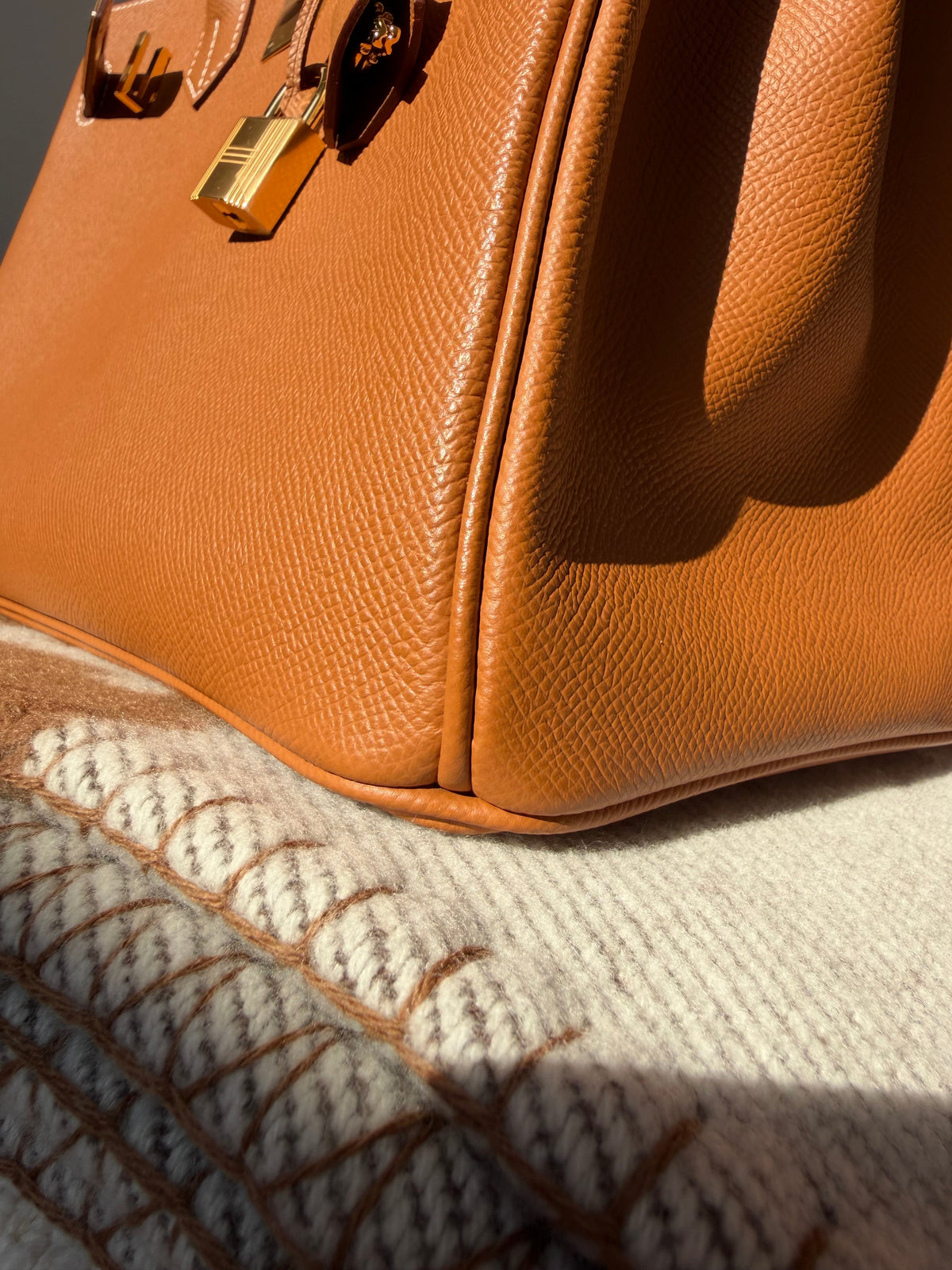 Hermés Birkin 30 Epsom Retourne Gold GHW - Carly Julia Sells Stuff, LLC