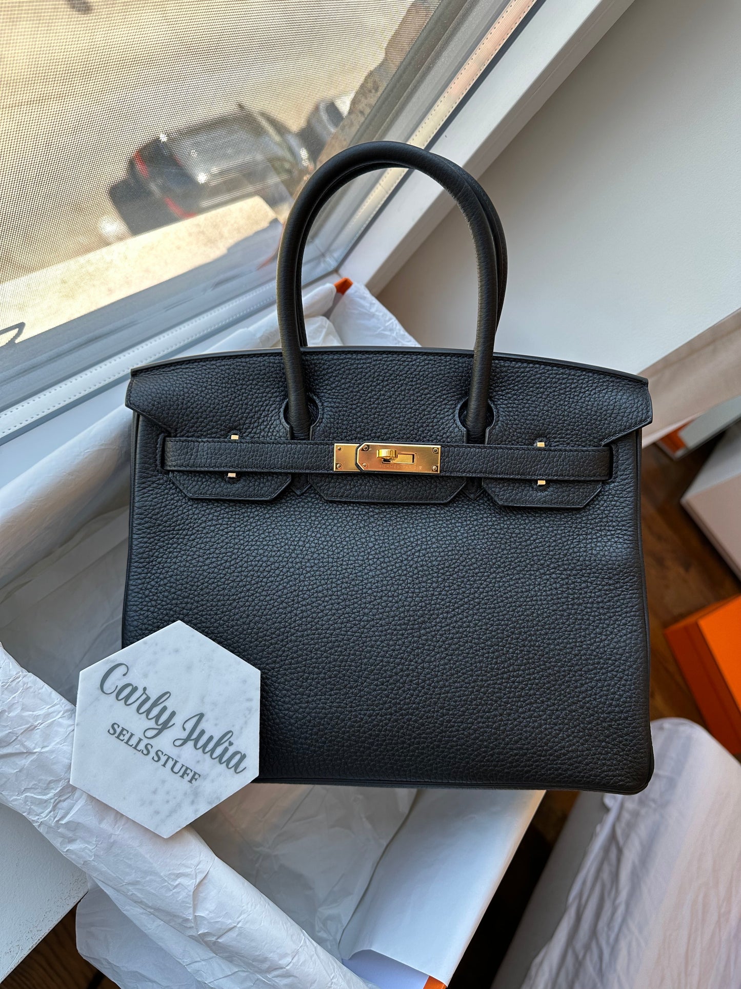 Hermes Birkin 30 Noir GHW - Carly Julia Sells Stuff, LLC