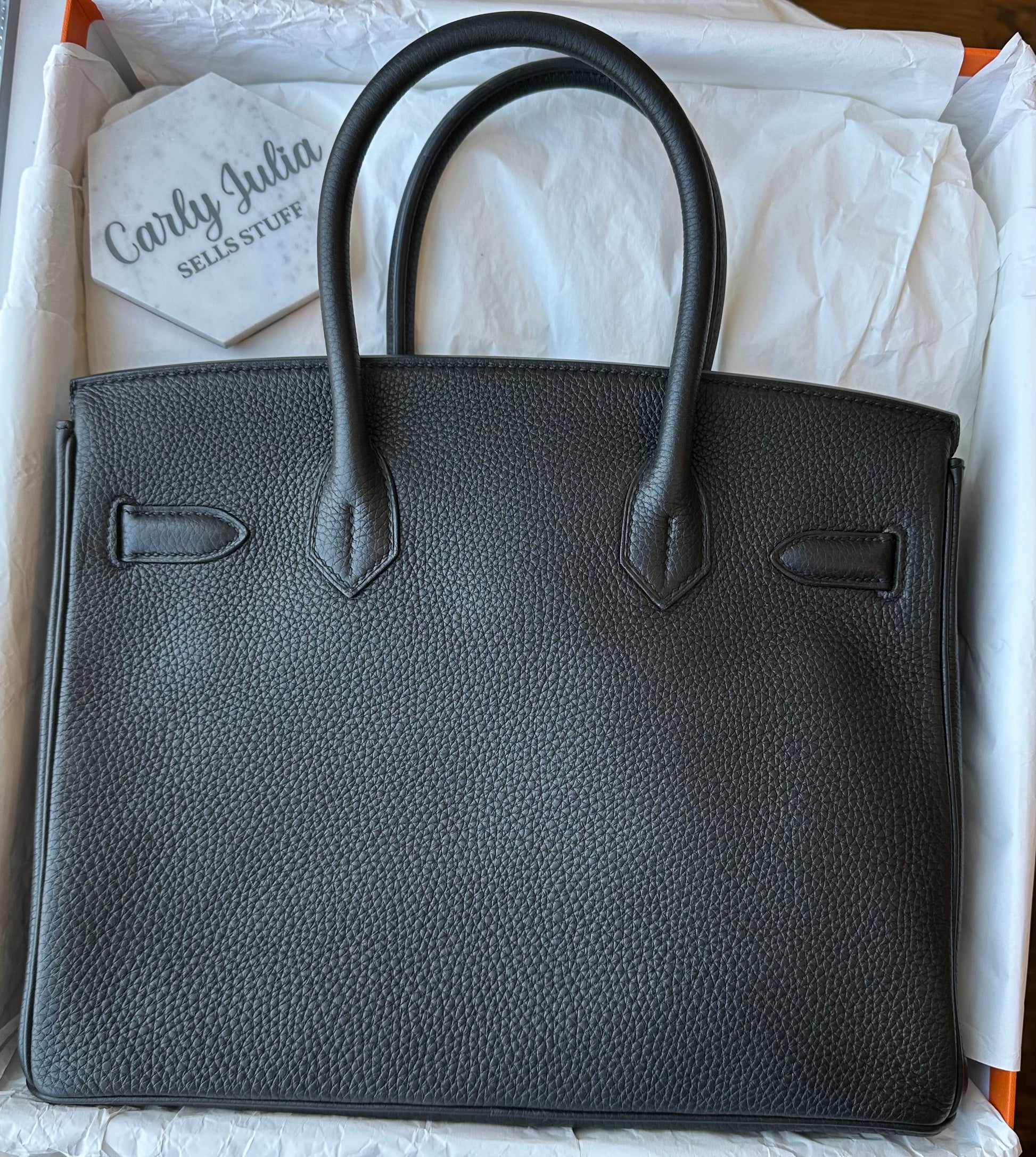 Hermes Birkin 30 Noir GHW - Carly Julia Sells Stuff, LLC