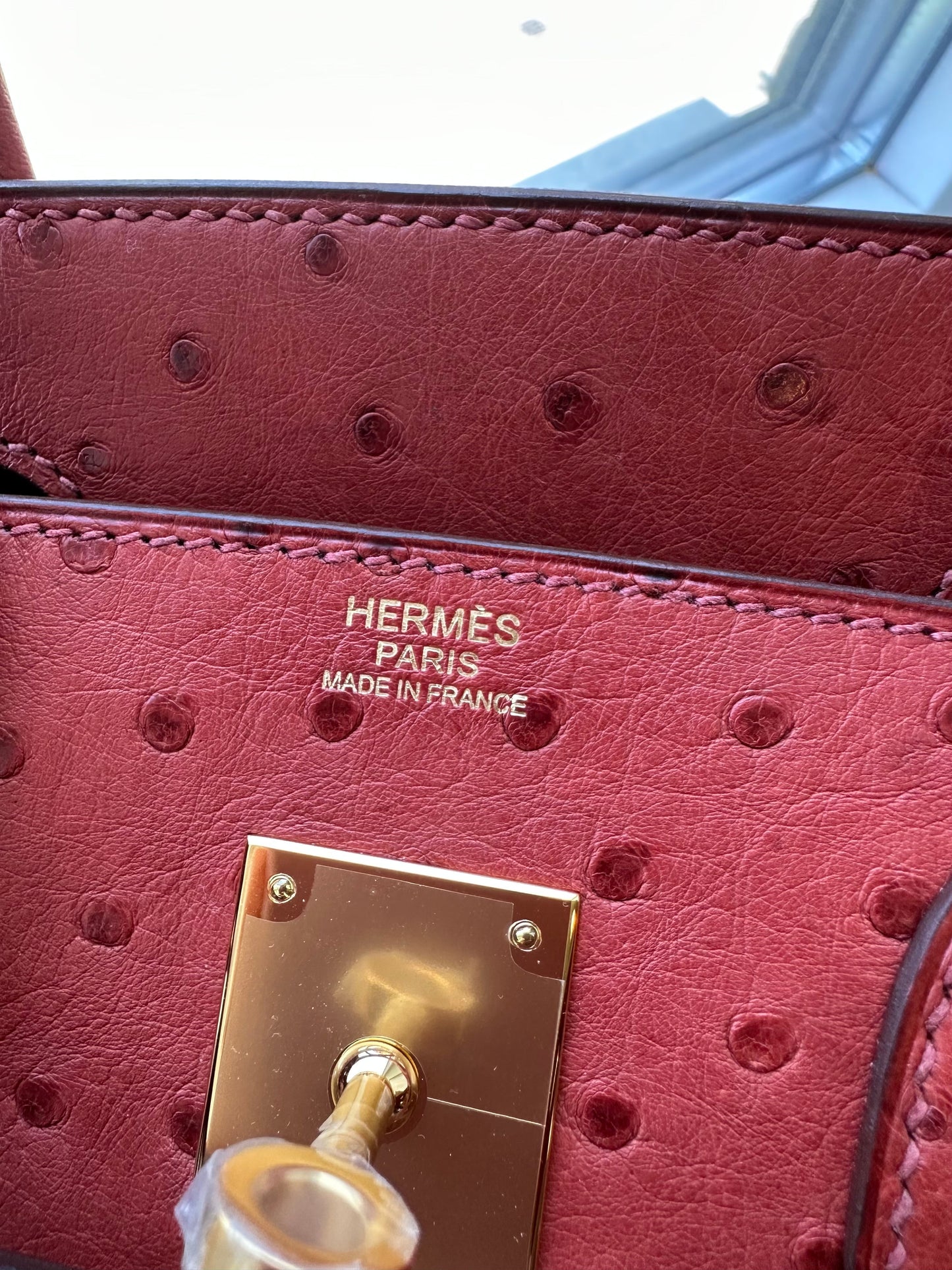 Hermes Birkin 30 Ostrich Brique GHW - Carly Julia Sells Stuff, LLC