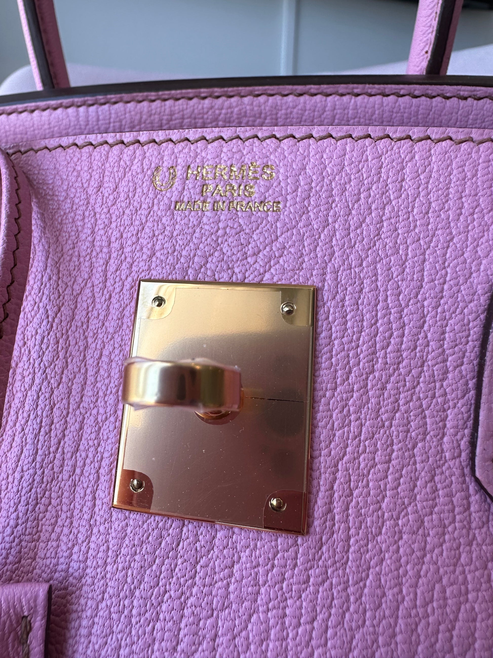 Hermes Birkin 30 Special Order HSS Chèvre Bubblegum GHW - Carly Julia Sells Stuff, LLC