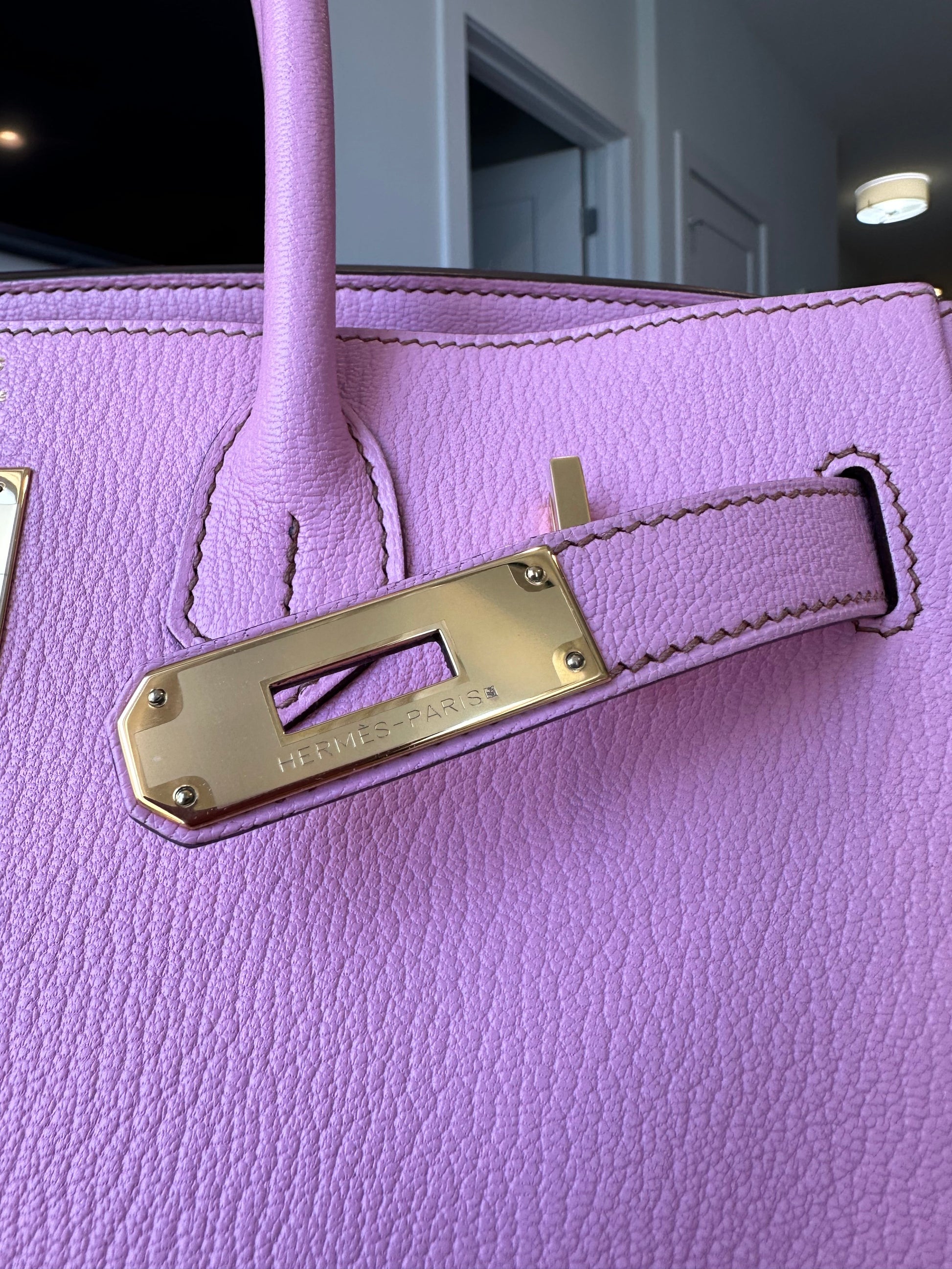 Hermes Birkin 30 Special Order HSS Chèvre Bubblegum GHW - Carly Julia Sells Stuff, LLC