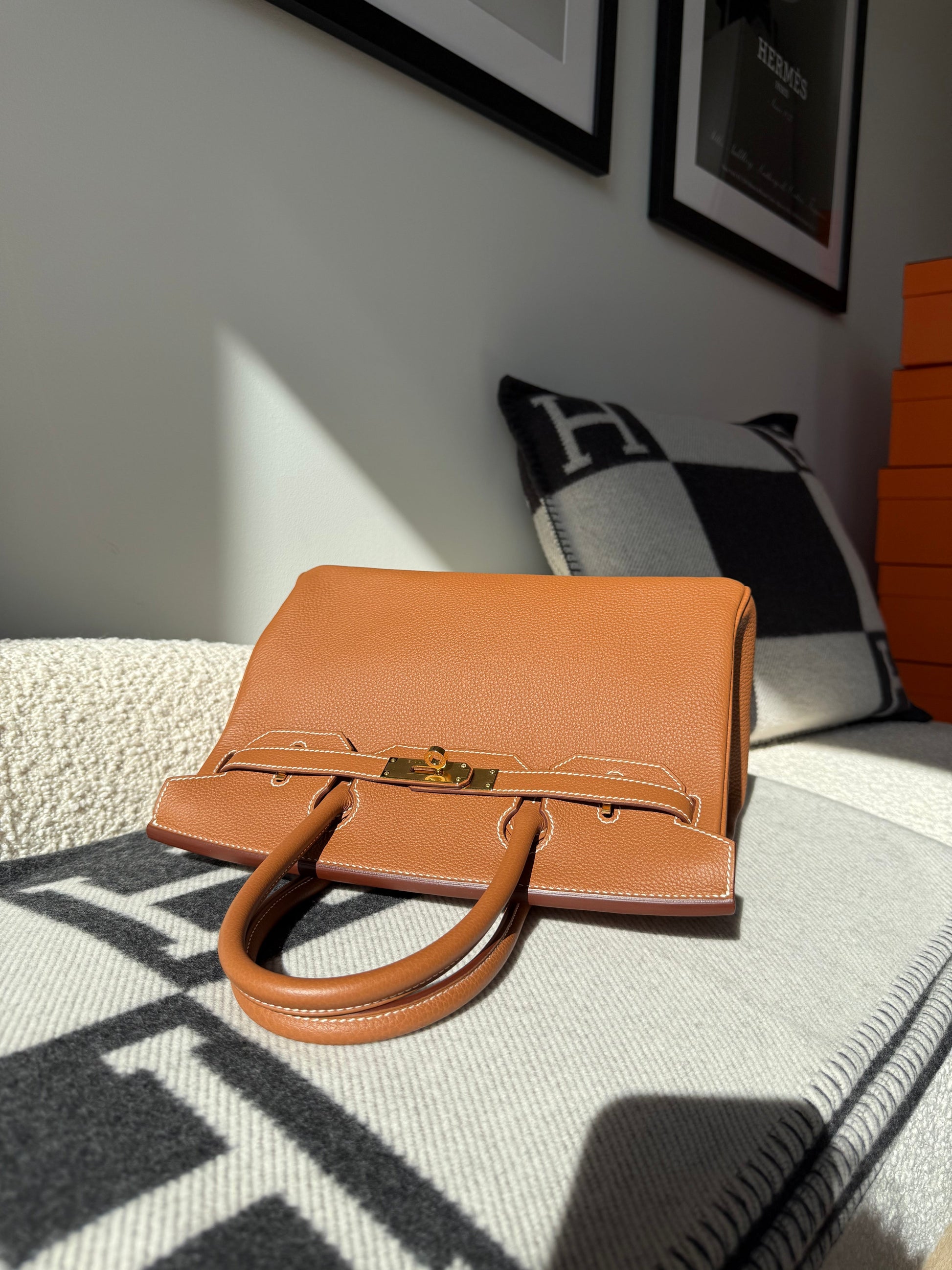 Hermes Birkin 30 Togo Gold on Gold - Carly Julia Sells Stuff, LLC
