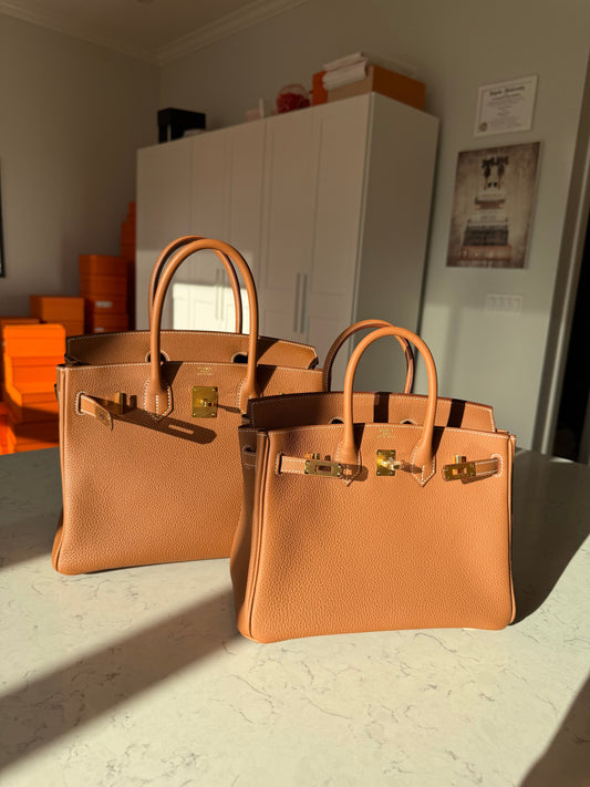 Hermes Birkin 30 Togo Gold on Gold - Carly Julia Sells Stuff, LLC