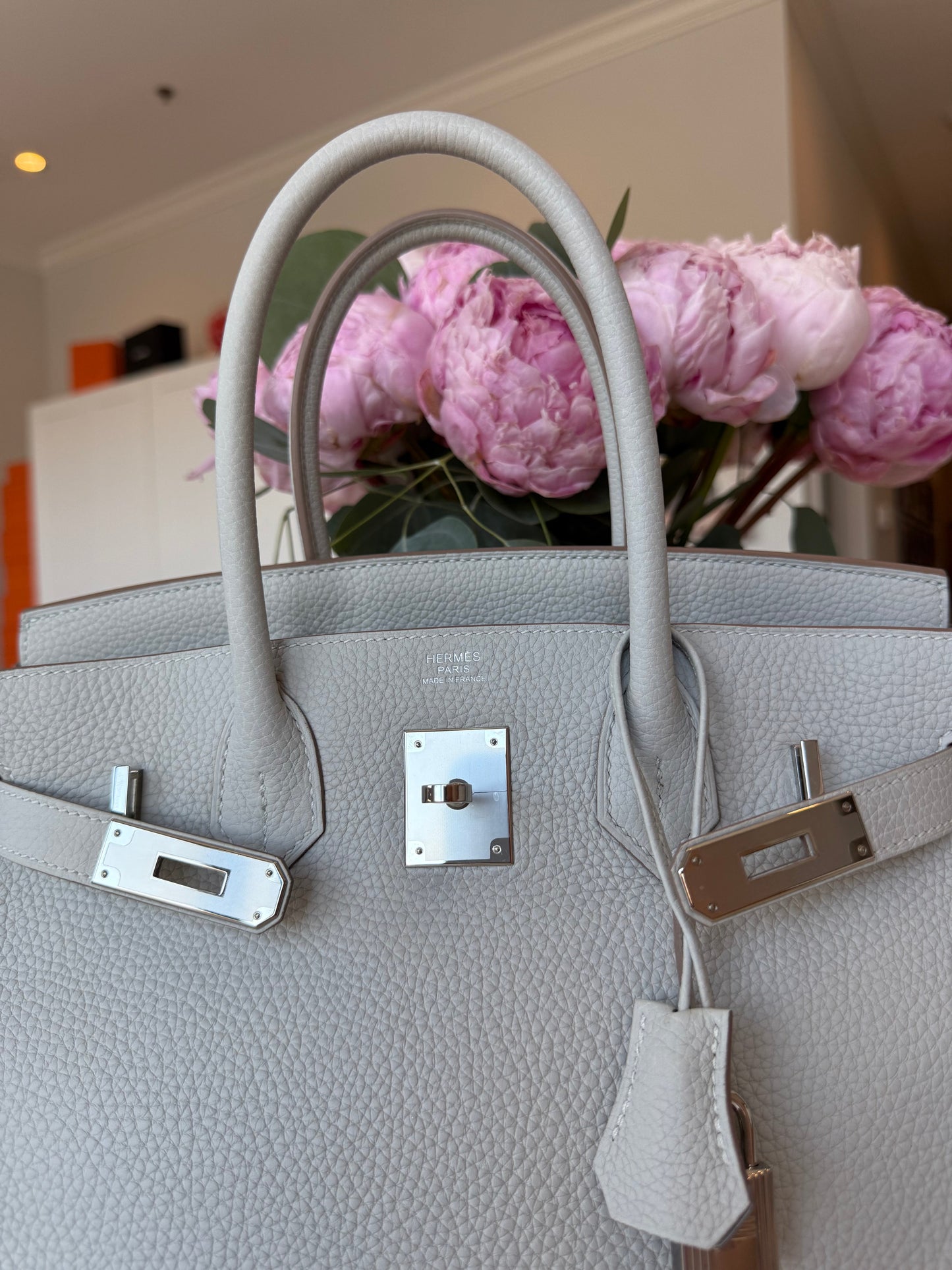 Hermes Birkin 30 Togo Gris Perle PHW - Carly Julia Sells Stuff, LLC