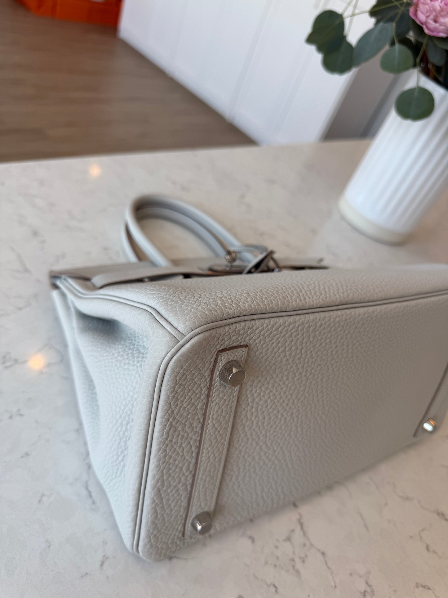 Hermes Birkin 30 Togo Gris Perle PHW - Carly Julia Sells Stuff, LLC