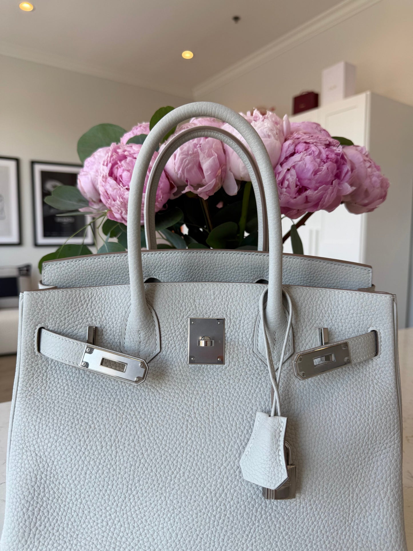 Hermes Birkin 30 Togo Gris Perle PHW - Carly Julia Sells Stuff, LLC