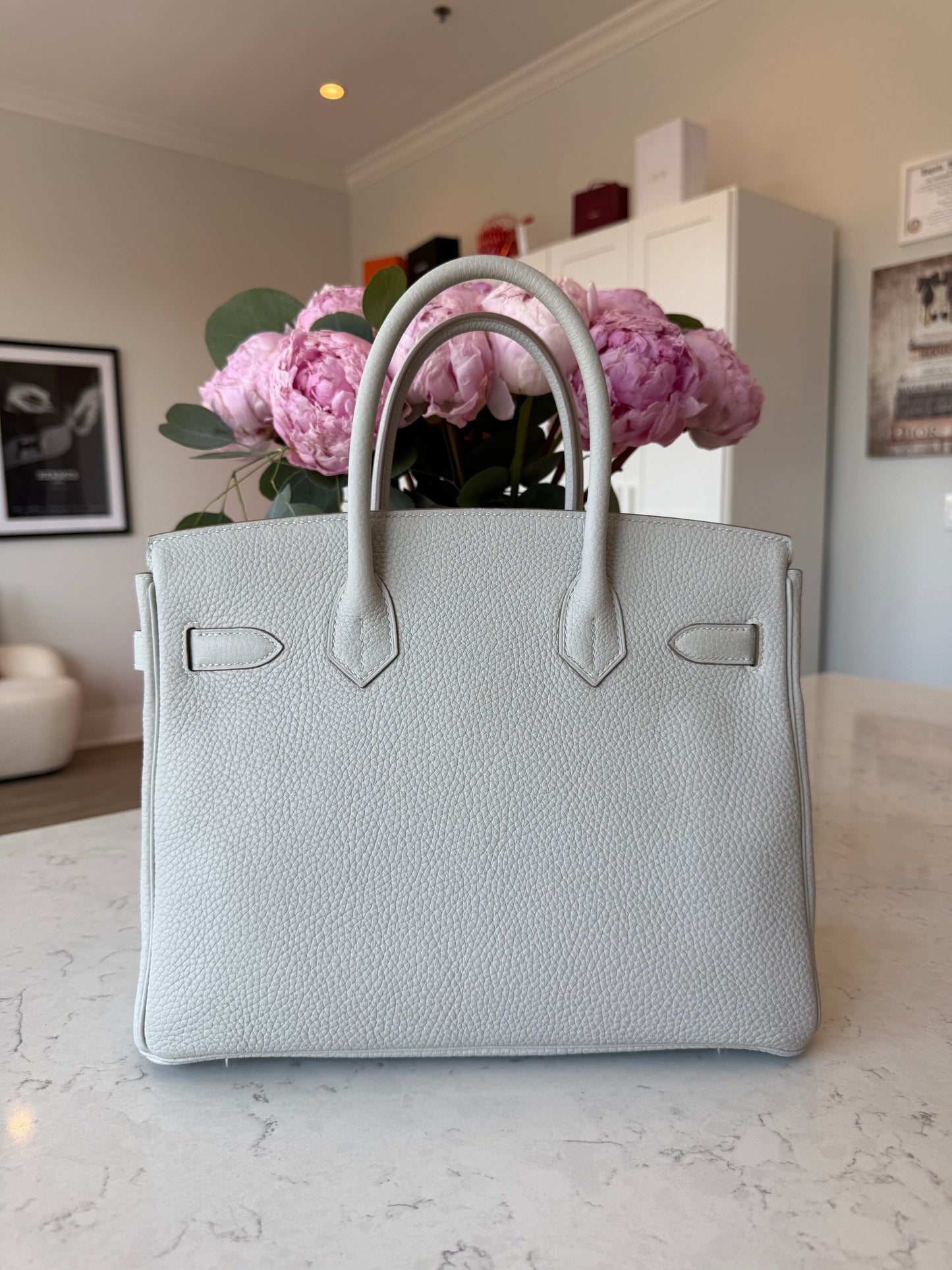 Hermes Birkin 30 Togo Gris Perle PHW - Carly Julia Sells Stuff, LLC