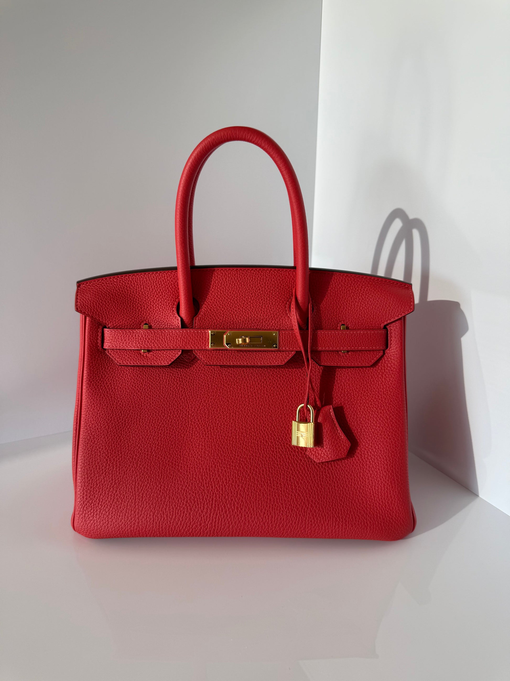 Hermes Birkin 30 Togo Red GHW 2013 - Carly Julia Sells Stuff, LLC