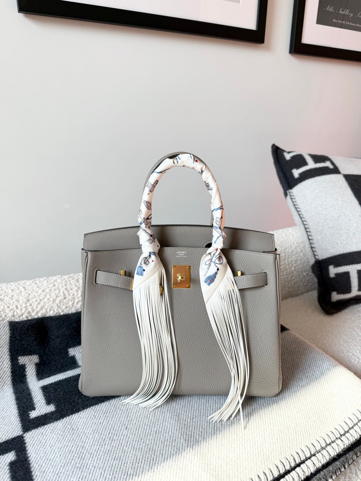 Hermes Birkin 30 Togo Retourne Gris Aphalte GHW - Carly Julia Sells Stuff, LLC