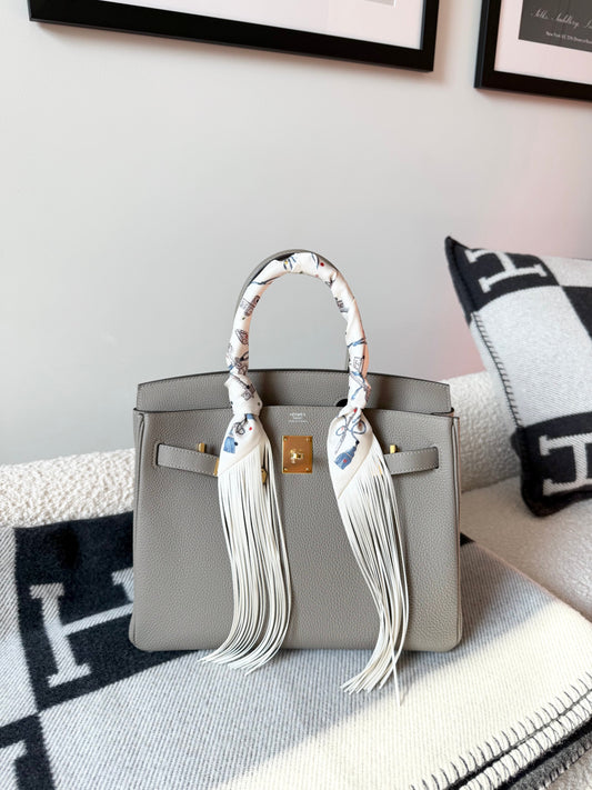 Hermes Birkin 30 Togo Retourne Gris Aphalte GHW - Carly Julia Sells Stuff, LLC