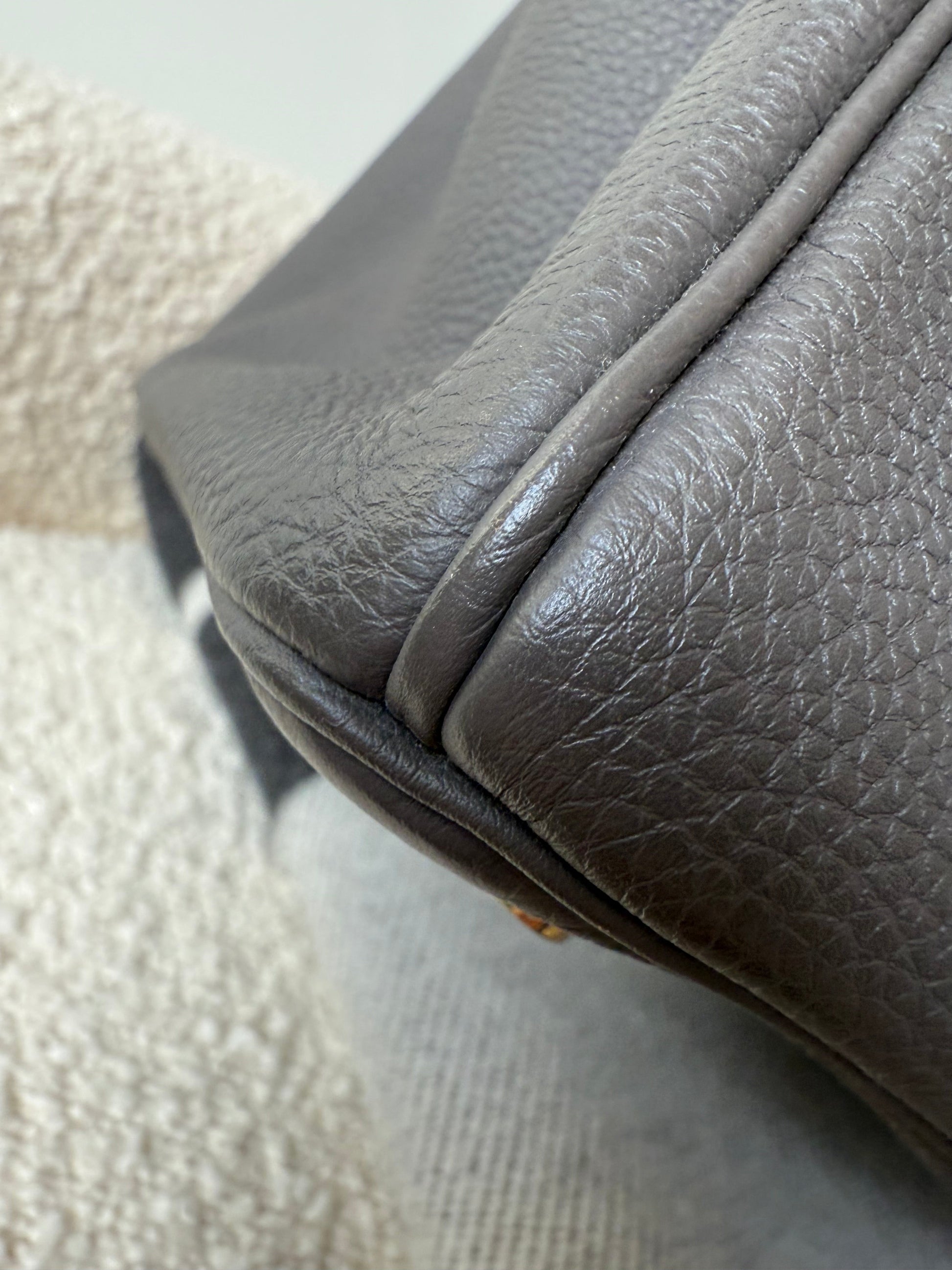 Hermes Birkin 30 Togo Retourne Gris Etain GHW - Carly Julia Sells Stuff, LLC