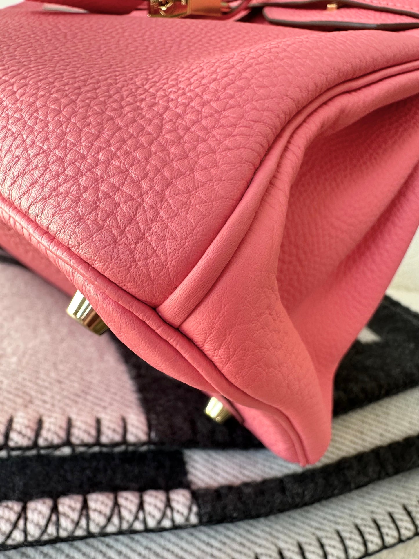 Hermes Birkin 30 Togo Rose Pink Lipstick GHW - Carly Julia Sells Stuff, LLC