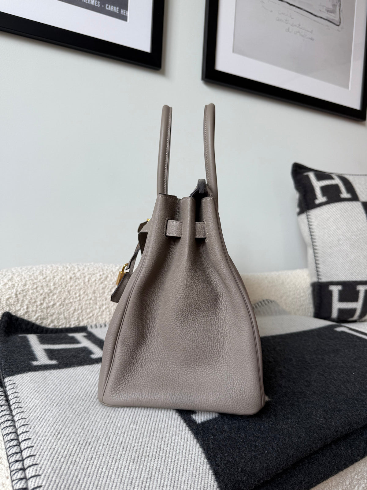 Hermes Birkin 35 Gris Asphalt Togo GHW - Carly Julia Sells Stuff, LLC