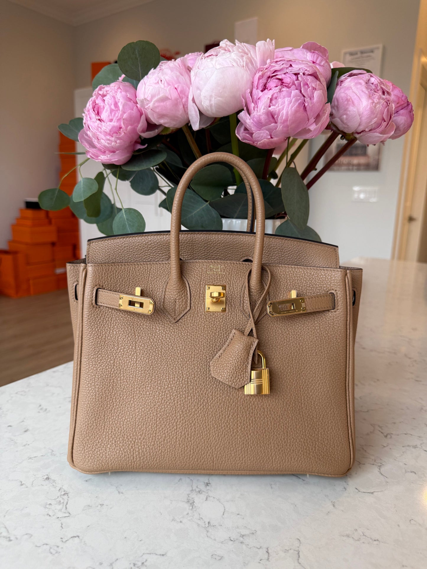 Hermes Chai Birkin 25 GHW - Carly Julia Sells Stuff, LLC