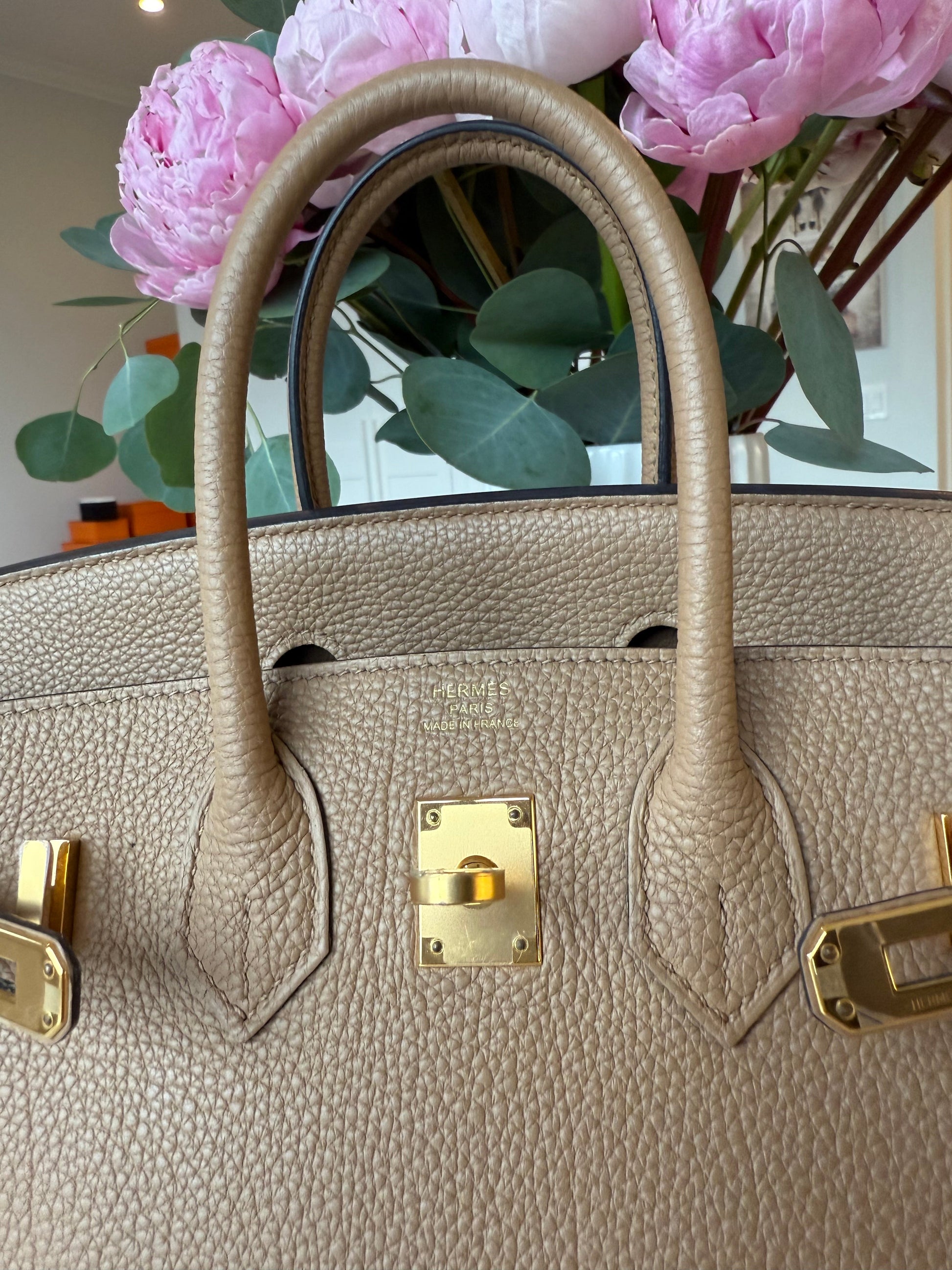 Hermes Chai Birkin 25 GHW - Carly Julia Sells Stuff, LLC