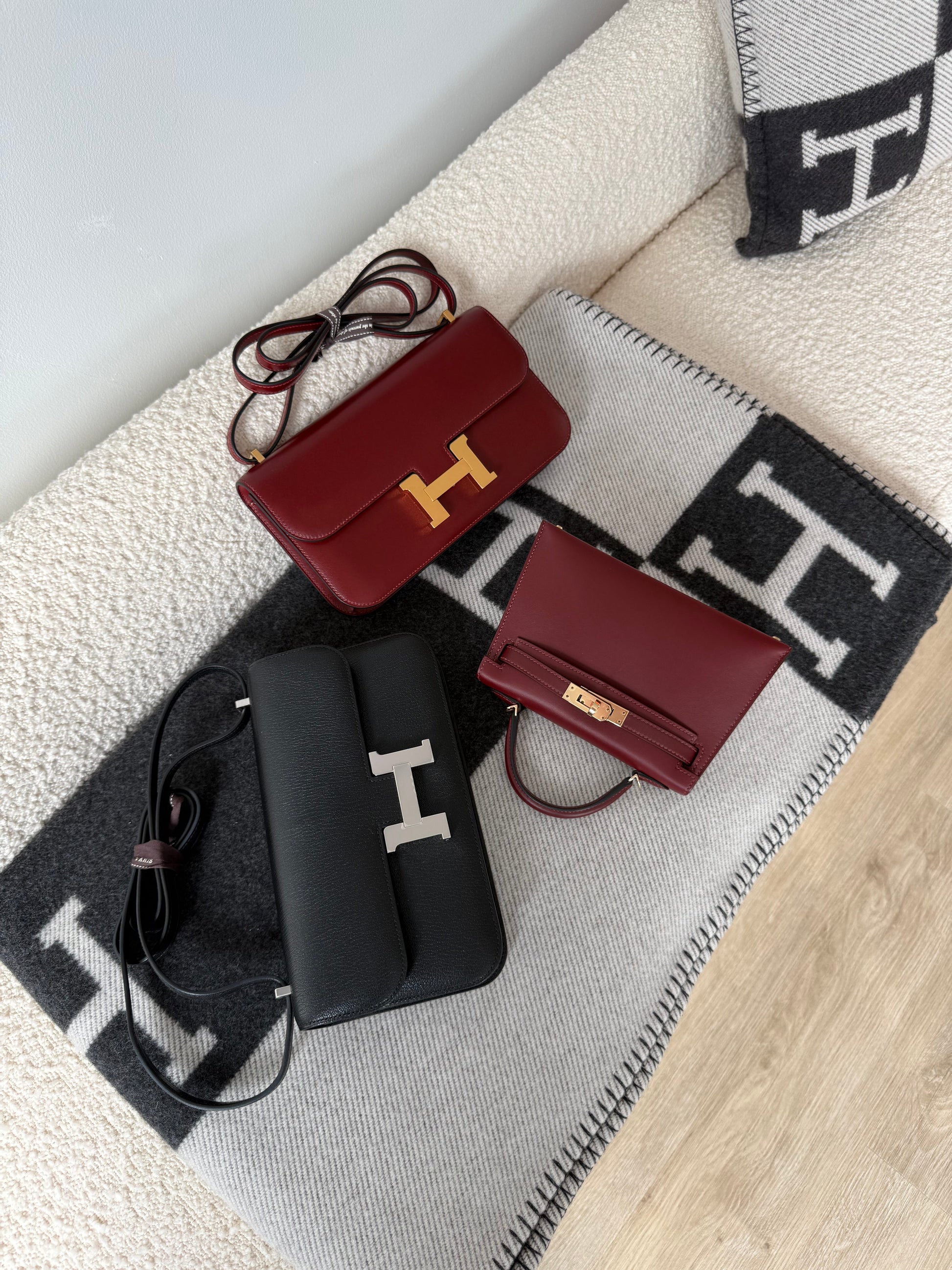 Hermes Constance Elan Rouge H Box Leather GHW - Carly Julia Sells Stuff, LLC