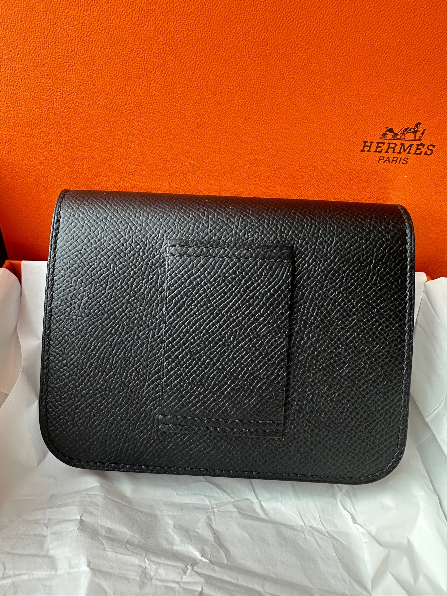 Hermes Constance Slim Wallet Noir GHW - Carly Julia Sells Stuff, LLC