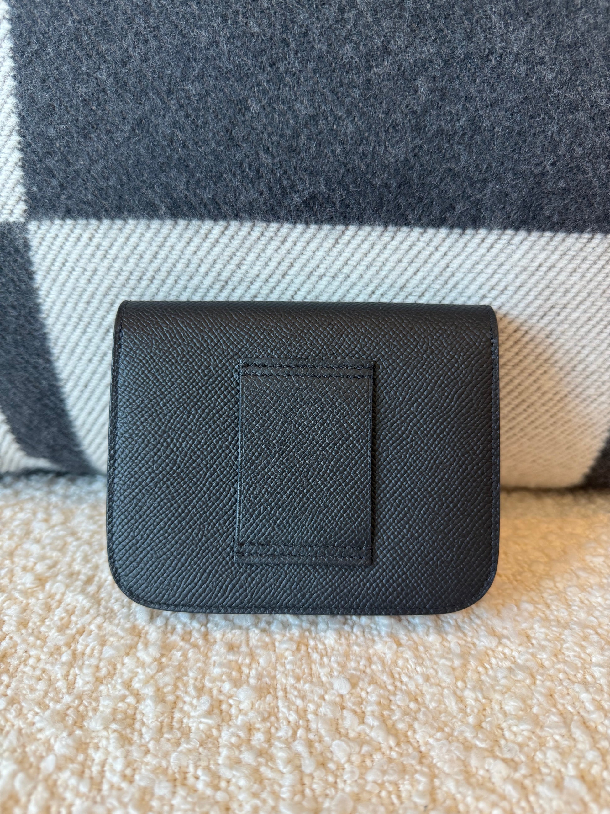 Hermes Constance Slim Wallet Noir PHW - Carly Julia Sells Stuff, LLC