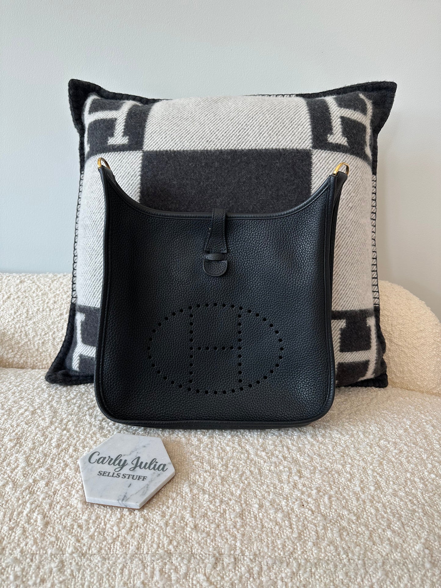 Hermes Evelyne 29 Noir GHW - Carly Julia Sells Stuff, LLC