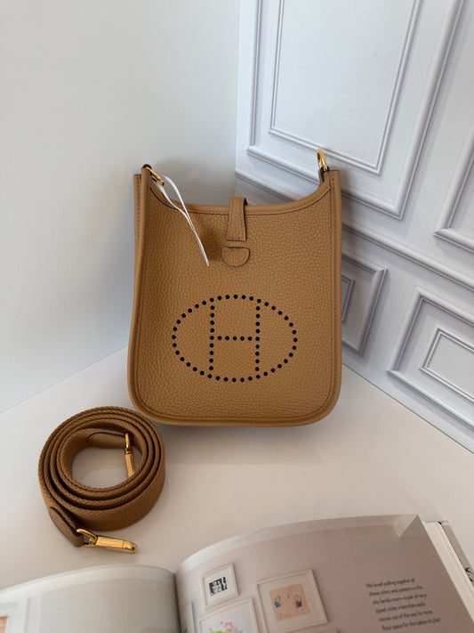 Hermes Evelyne TPM Biscuit GHW - Carly Julia Sells Stuff, LLC