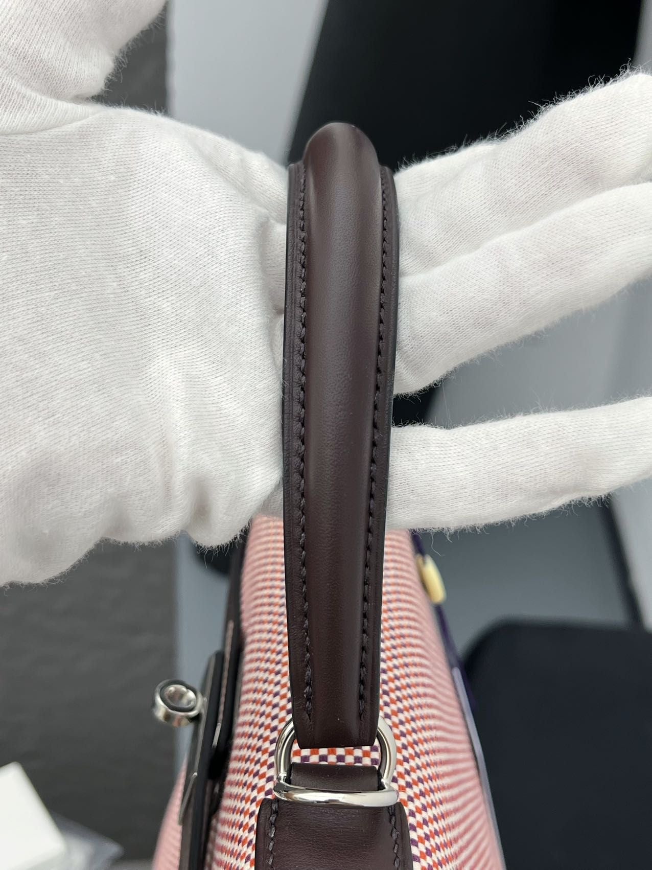 Hermes Kelly 28 Rouge Sellier Toile PHW - Carly Julia Sells Stuff, LLC