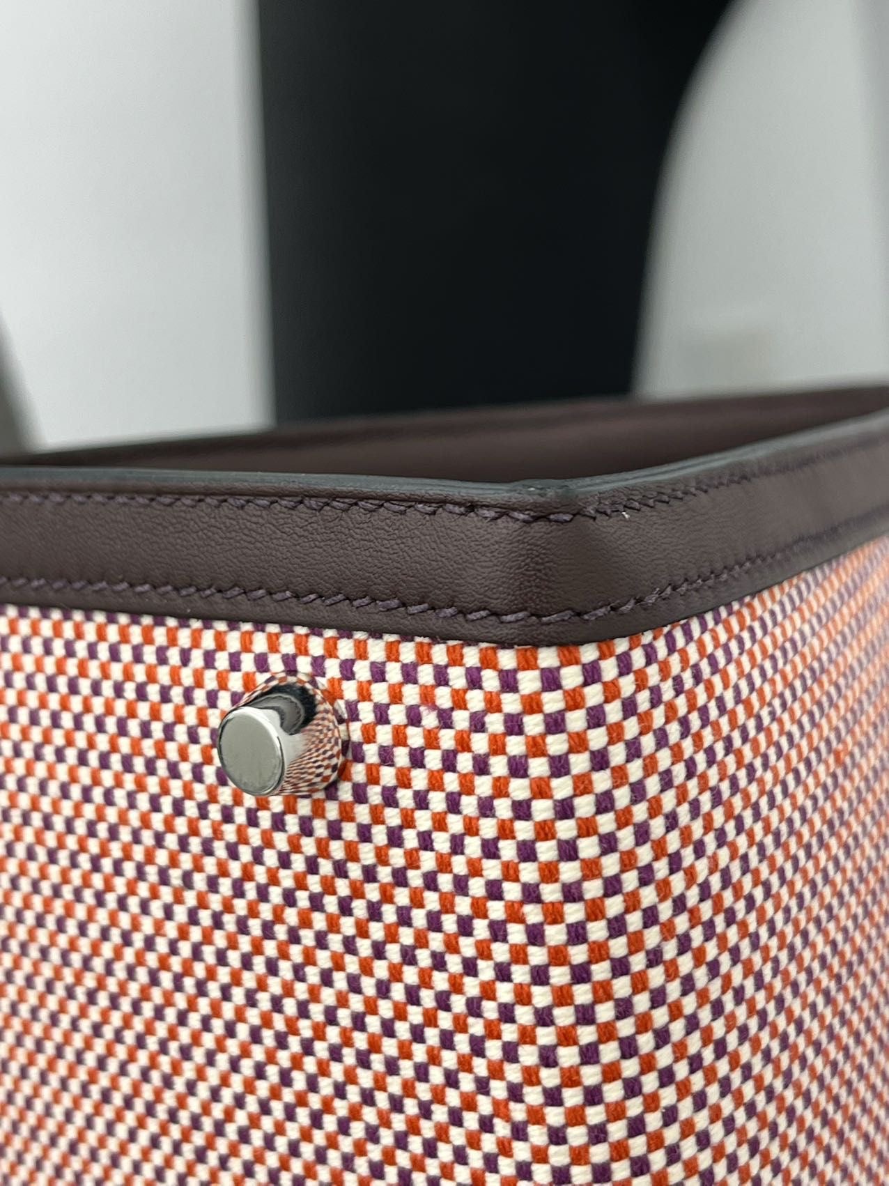 Hermes Kelly 28 Rouge Sellier Toile PHW - Carly Julia Sells Stuff, LLC