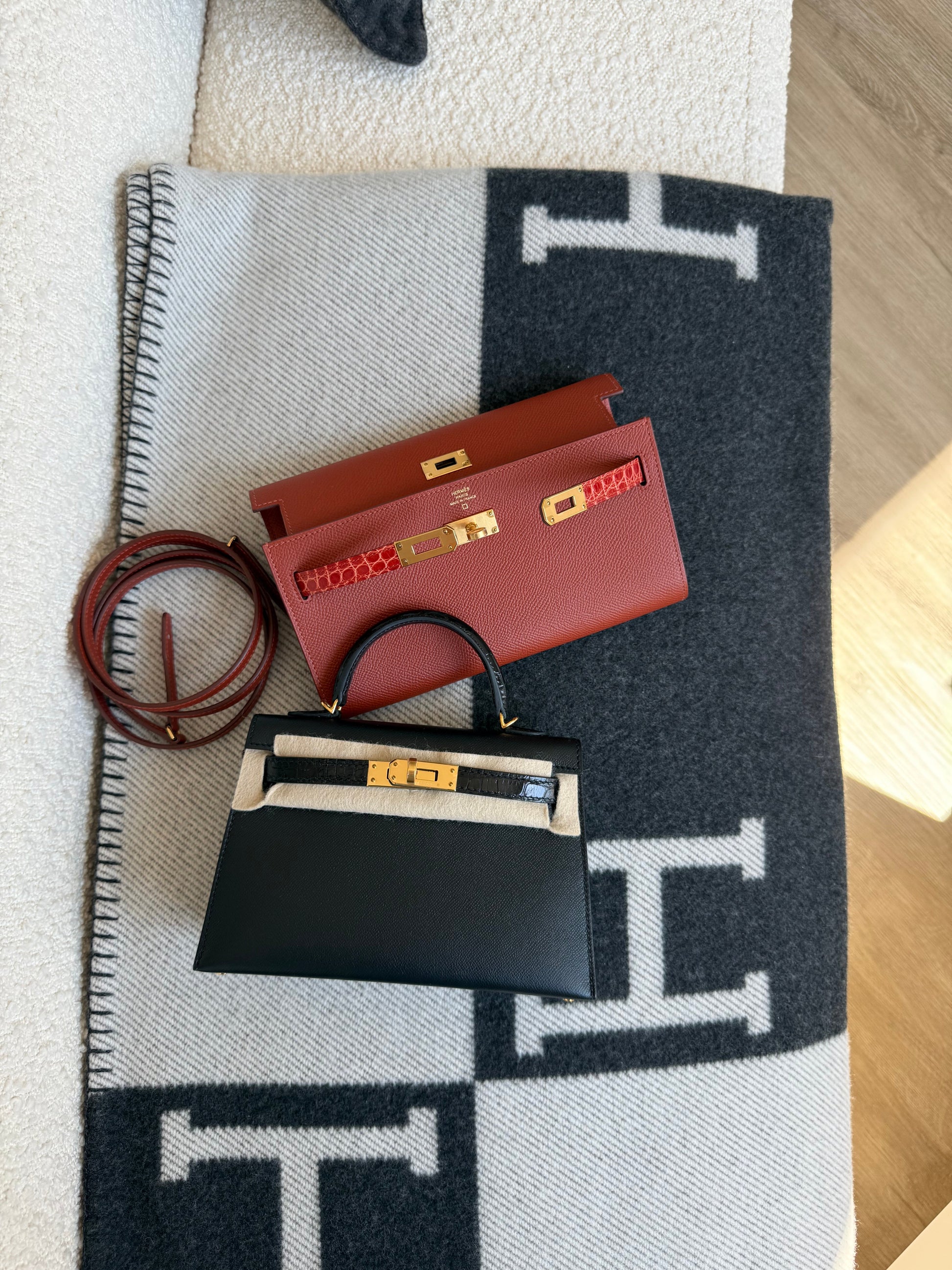 Hermes Kelly To-Go Epsom Alligator Touch Cuivre GHW - Carly Julia Sells Stuff, LLC
