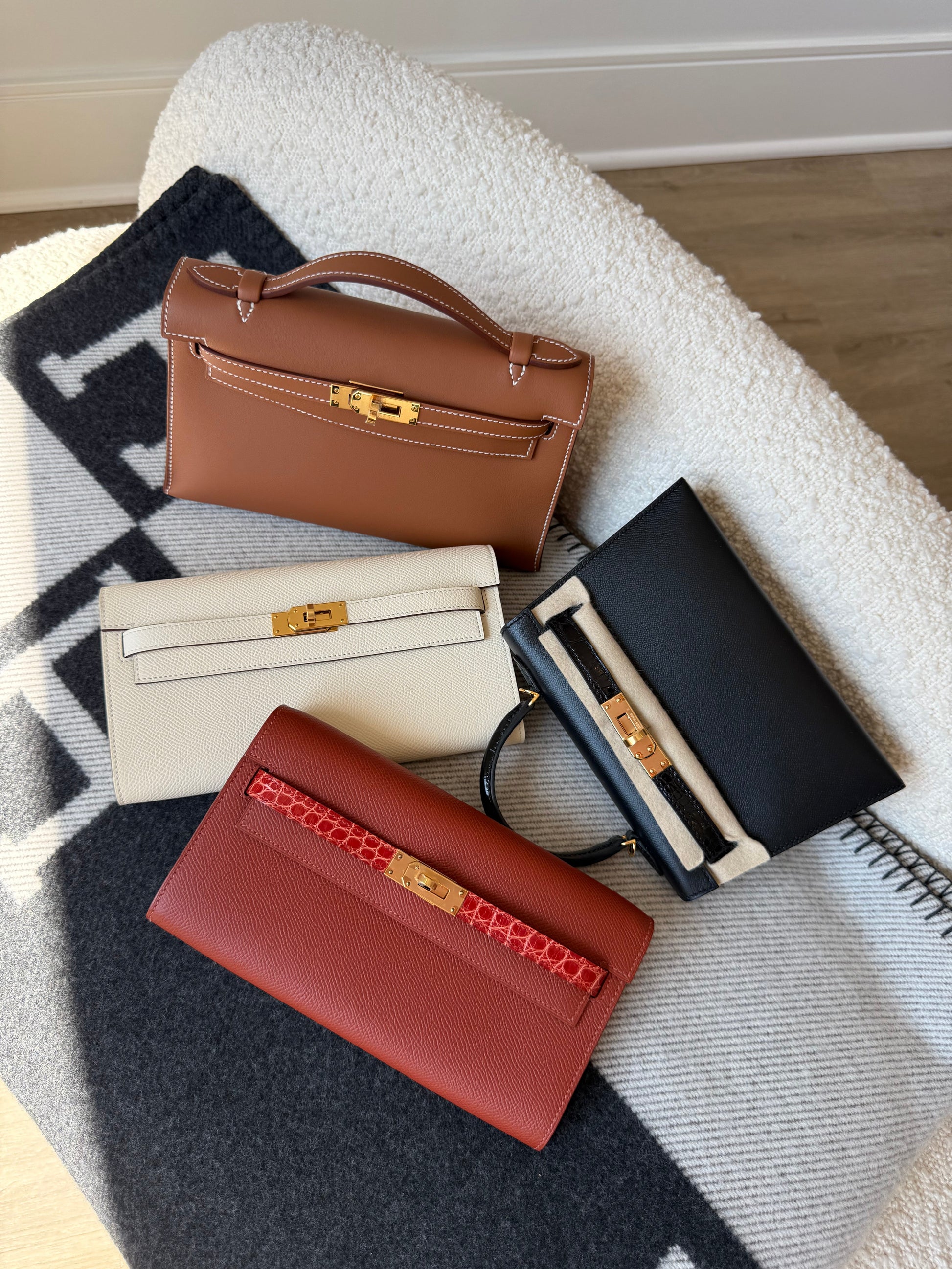 Hermes Kelly To-Go Epsom Alligator Touch Cuivre GHW - Carly Julia Sells Stuff, LLC