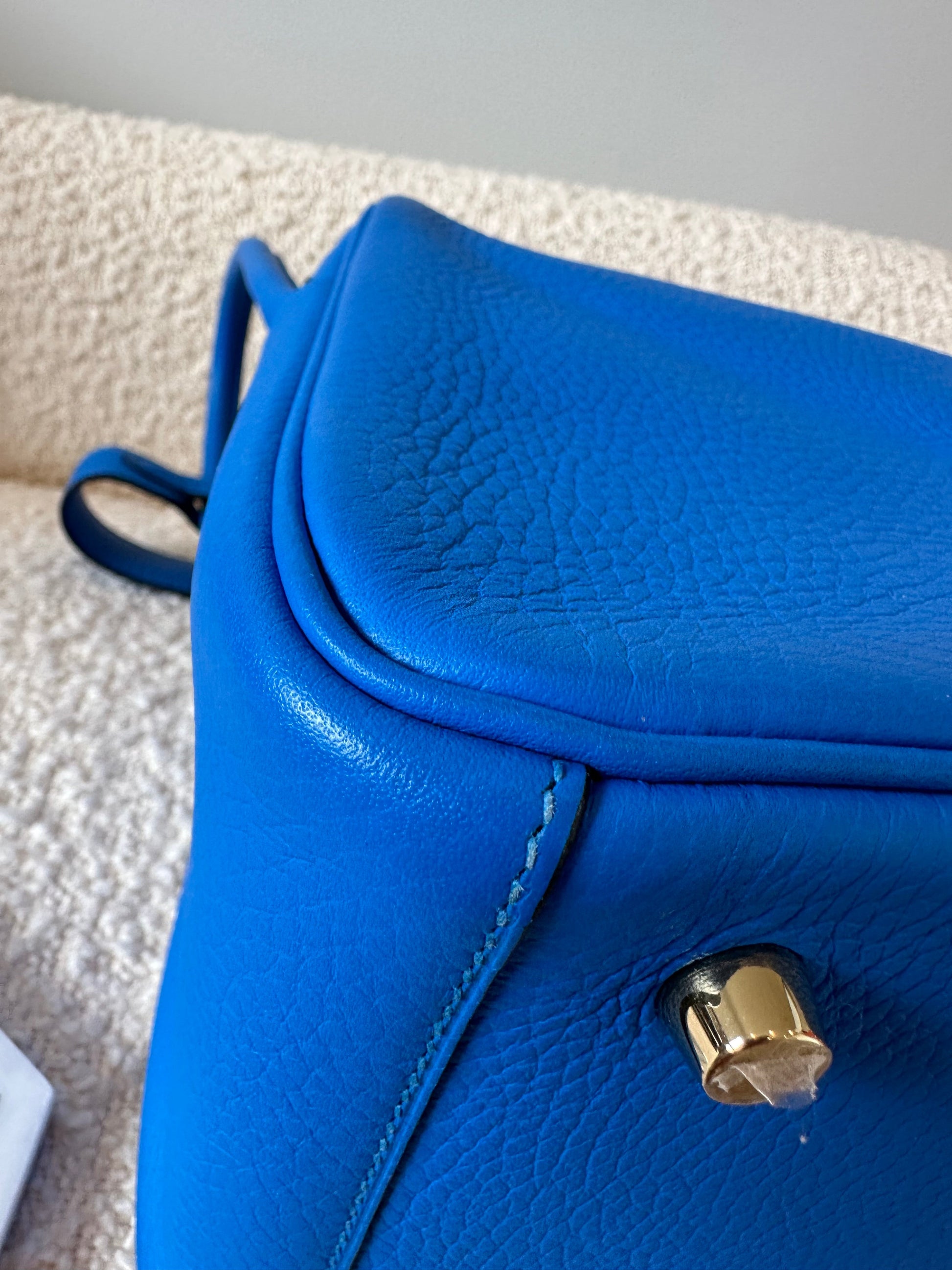 Hermes Lindy 26 Blue Royal GHW - Carly Julia Sells Stuff, LLC