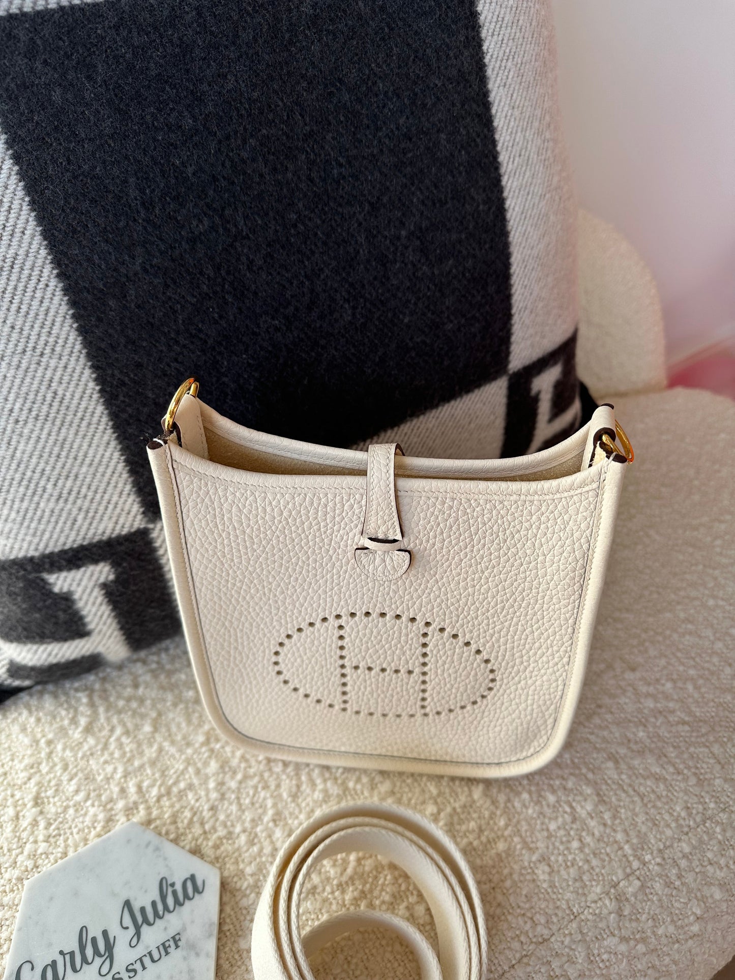 Hermes Mini Evelyne TPM Nata GHW - Carly Julia Sells Stuff, LLC