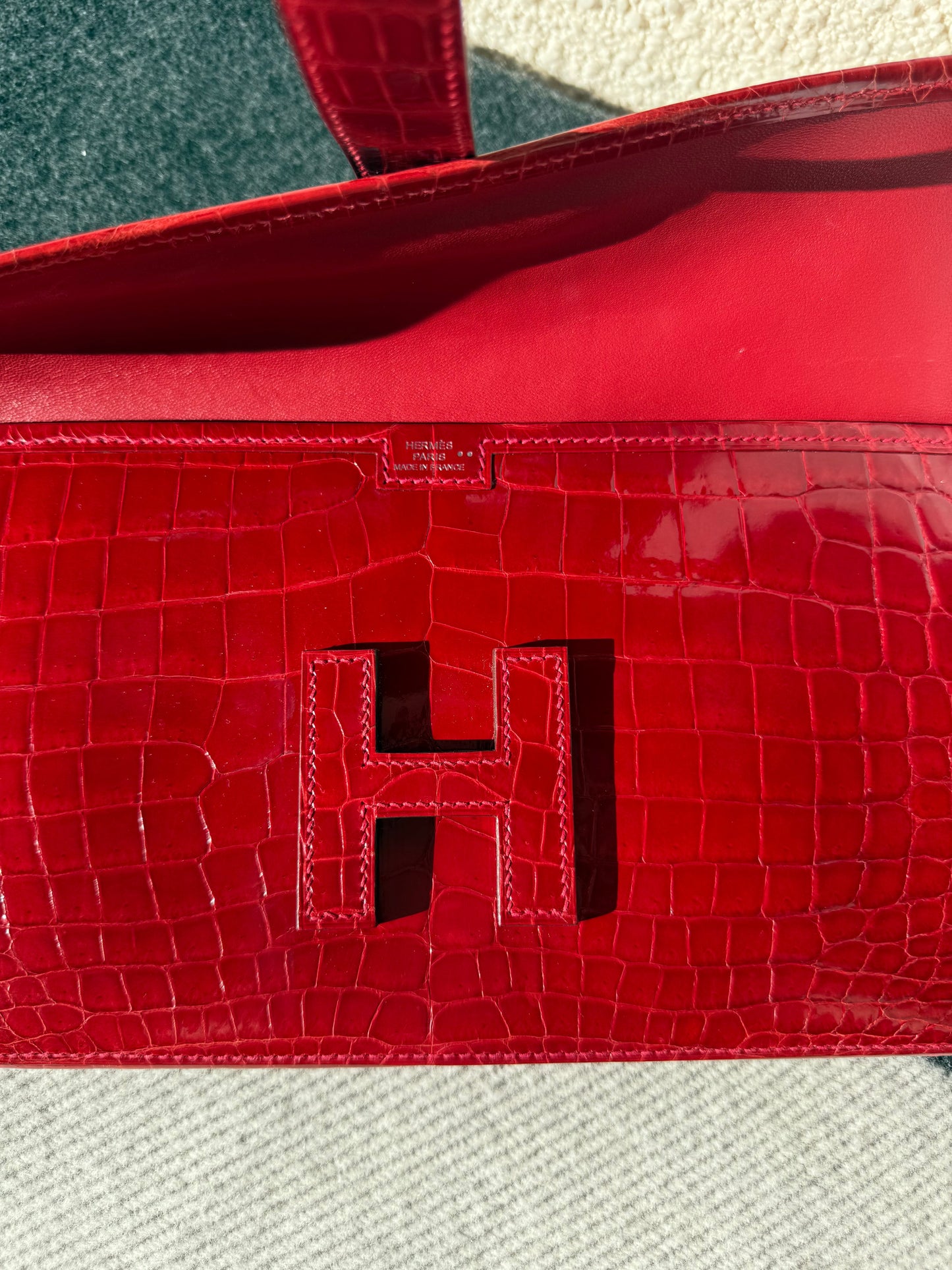 Hermes Niloticus Crocodile Jige 29 Braise - Carly Julia Sells Stuff, LLC