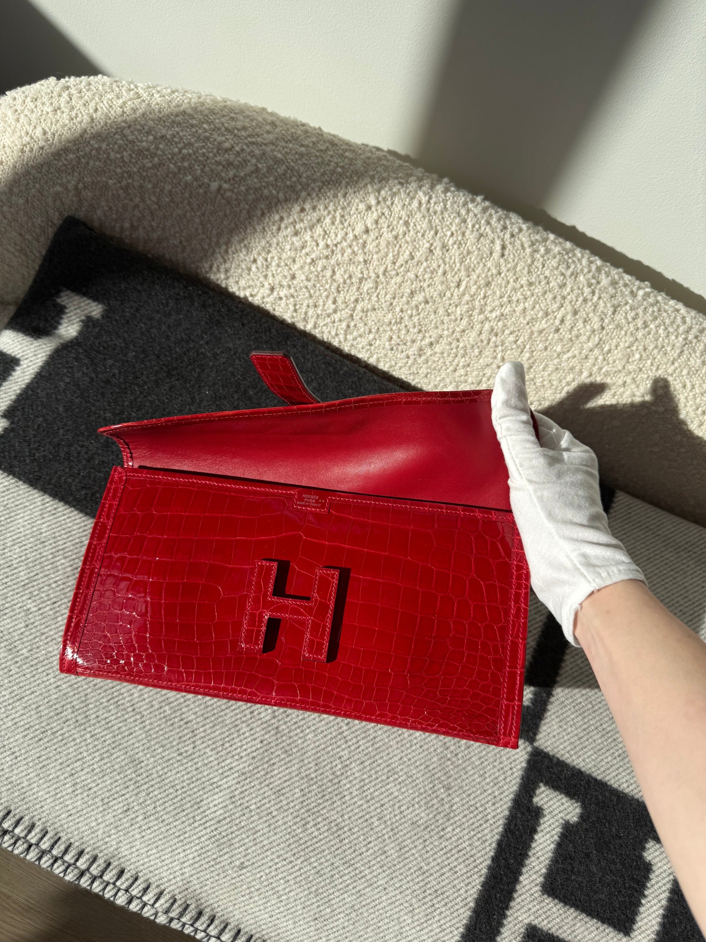Hermes Niloticus Crocodile Jige 29 Braise - Carly Julia Sells Stuff, LLC