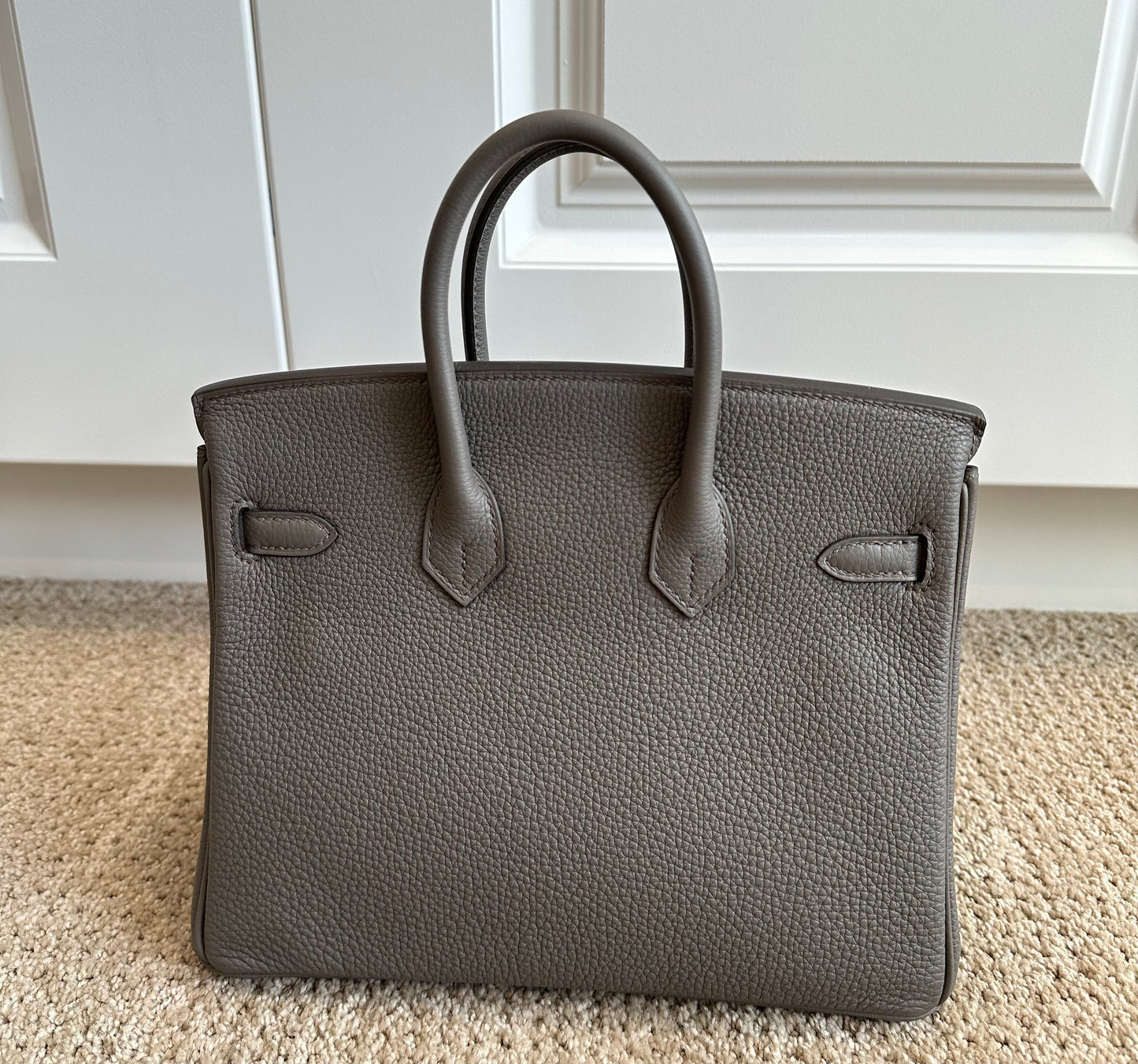 Hermes Birkin 25 Etain RGHW