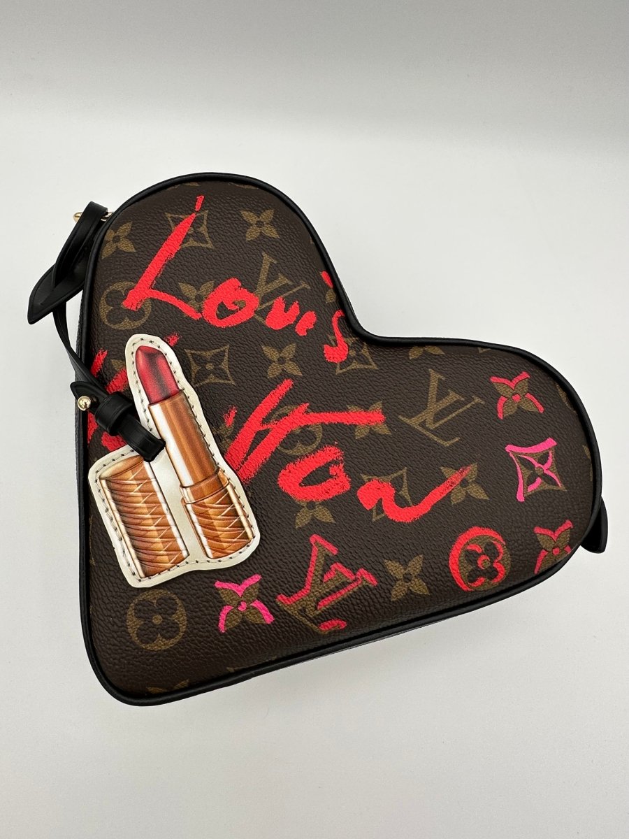 Louis Vuitton Limited Edition ‘Fall In Love’ Sac Coeur Heart Bag - Carly Julia Sells Stuff, LLC