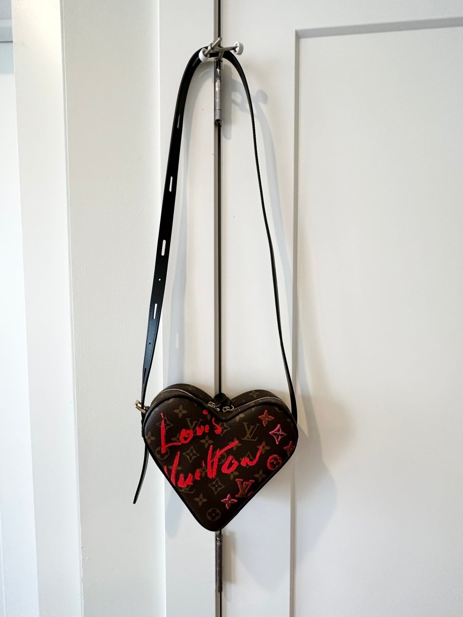 Louis Vuitton Limited Edition ‘Fall In Love’ Sac Coeur Heart Bag - Carly Julia Sells Stuff, LLC