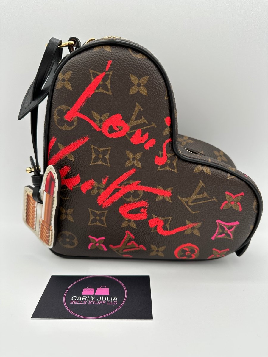 Louis Vuitton Limited Edition ‘Fall In Love’ Sac Coeur Heart Bag - Carly Julia Sells Stuff, LLC