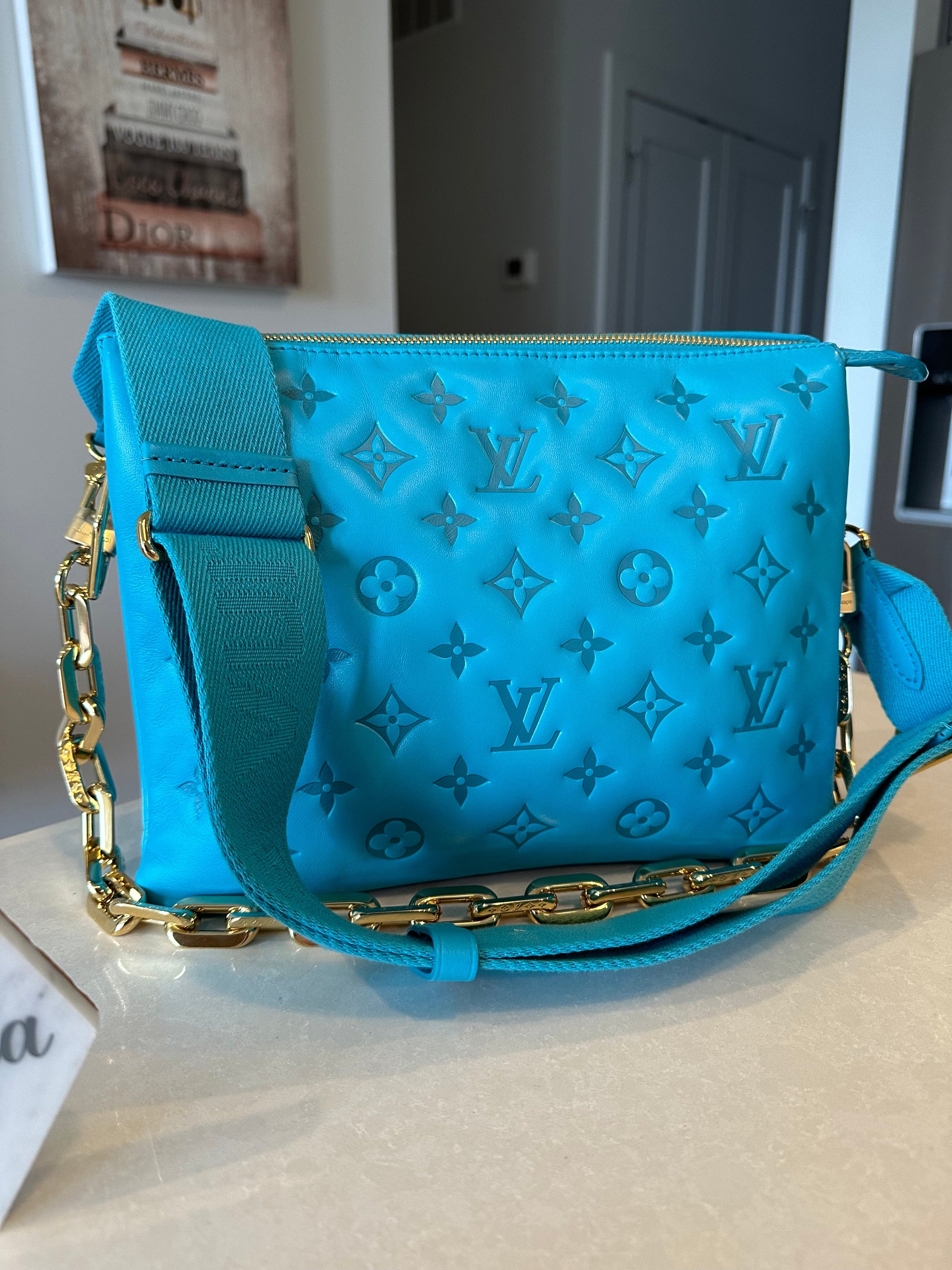 Louis Vuitton Monogram Coussin PM Turquoise - Carly Julia Sells Stuff, LLC