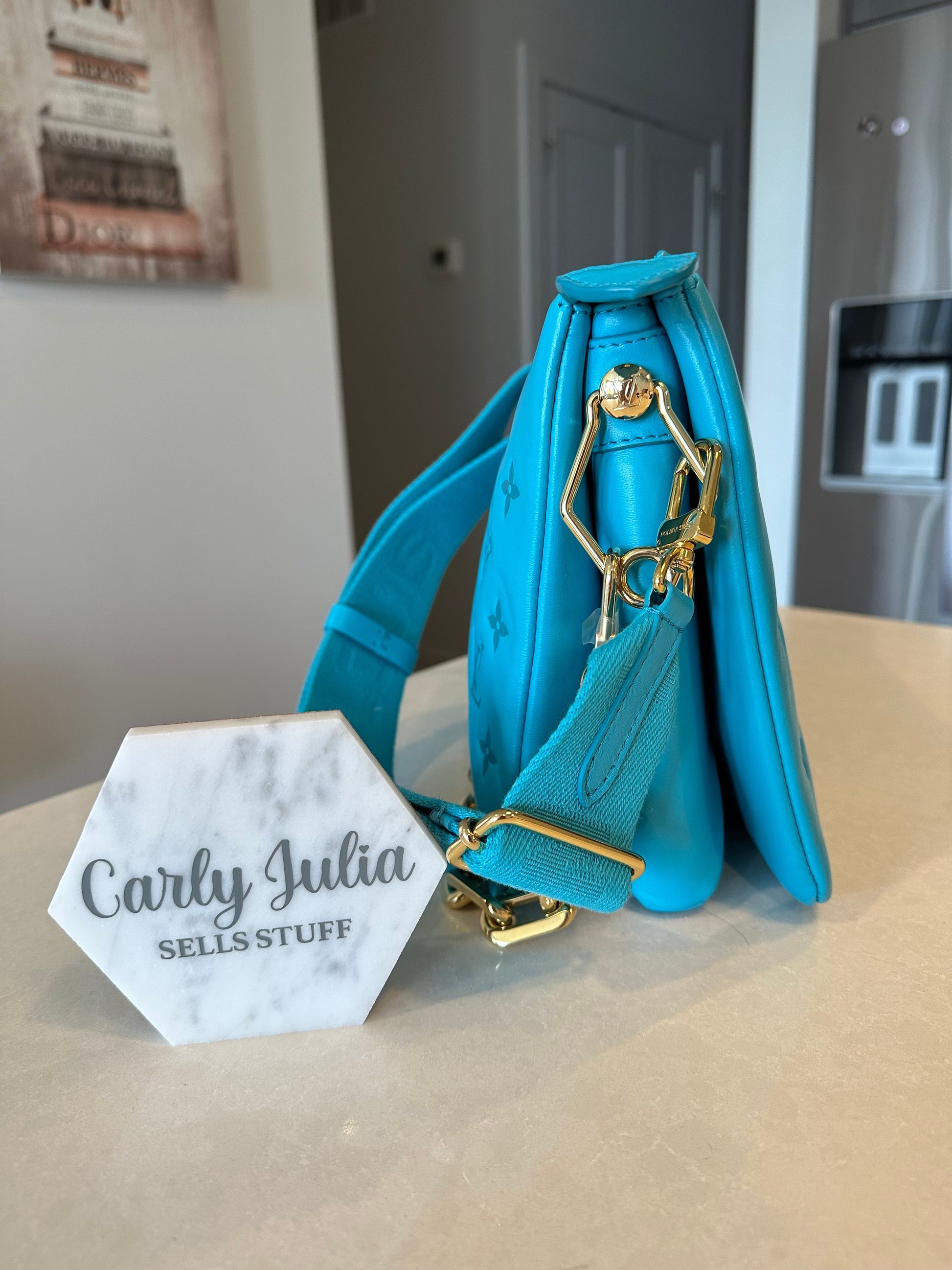 Louis Vuitton Monogram Coussin PM Turquoise - Carly Julia Sells Stuff, LLC