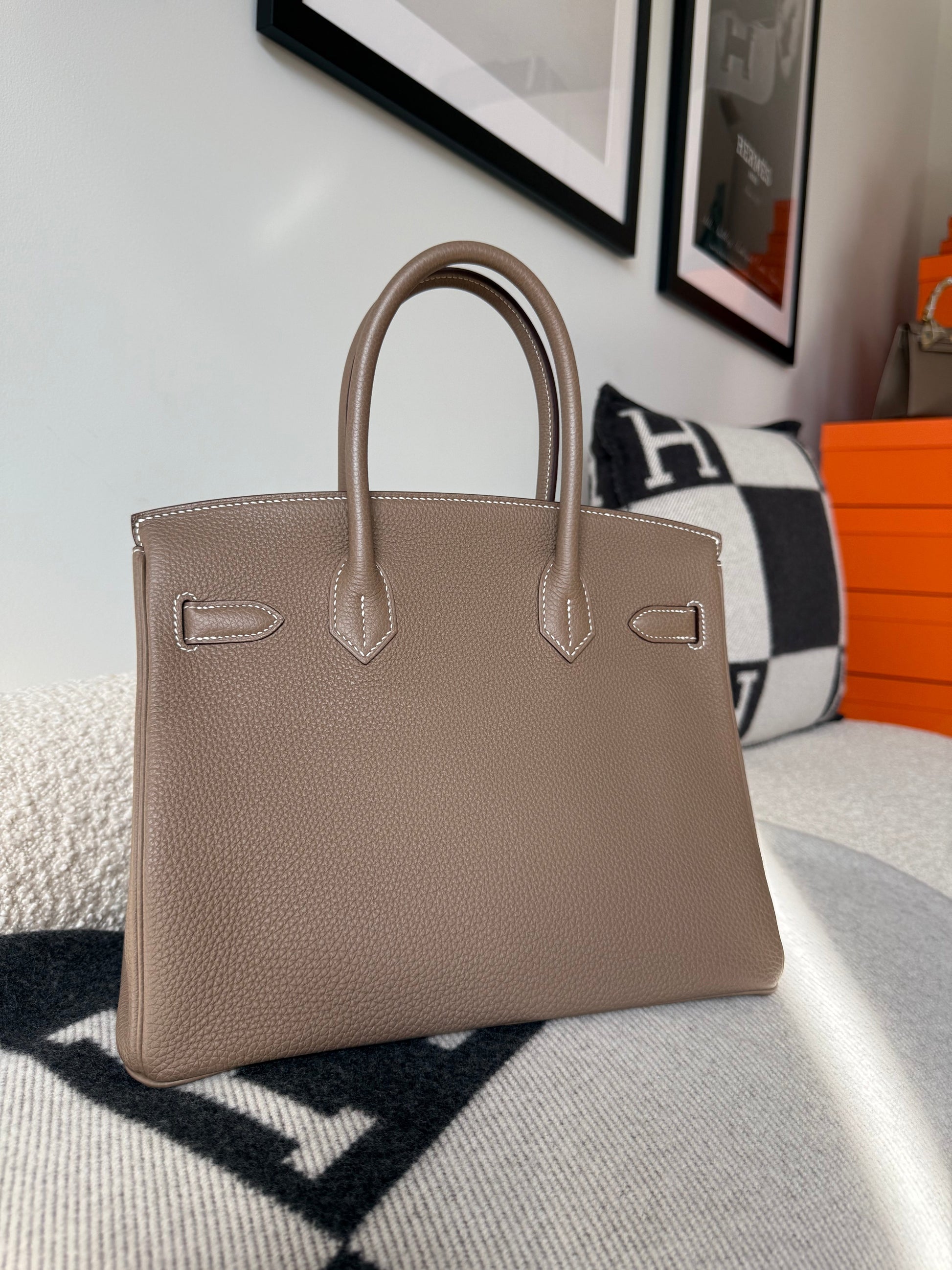 RESERVED: Final Payment Hermes Birkin 30 Etoupe GHW - Carly Julia Sells Stuff, LLC