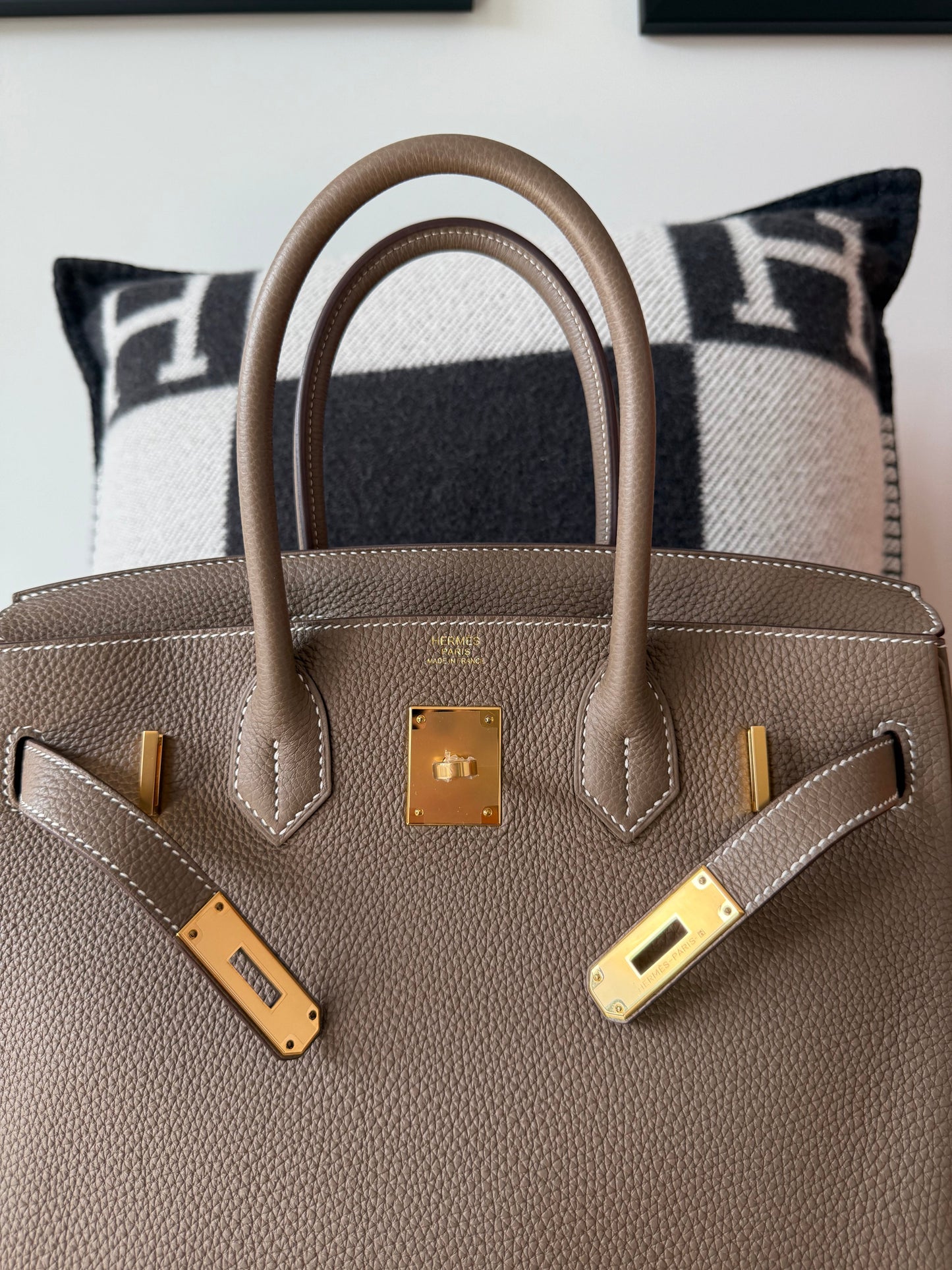RESERVED: Final Payment Hermes Birkin 30 Etoupe GHW - Carly Julia Sells Stuff, LLC