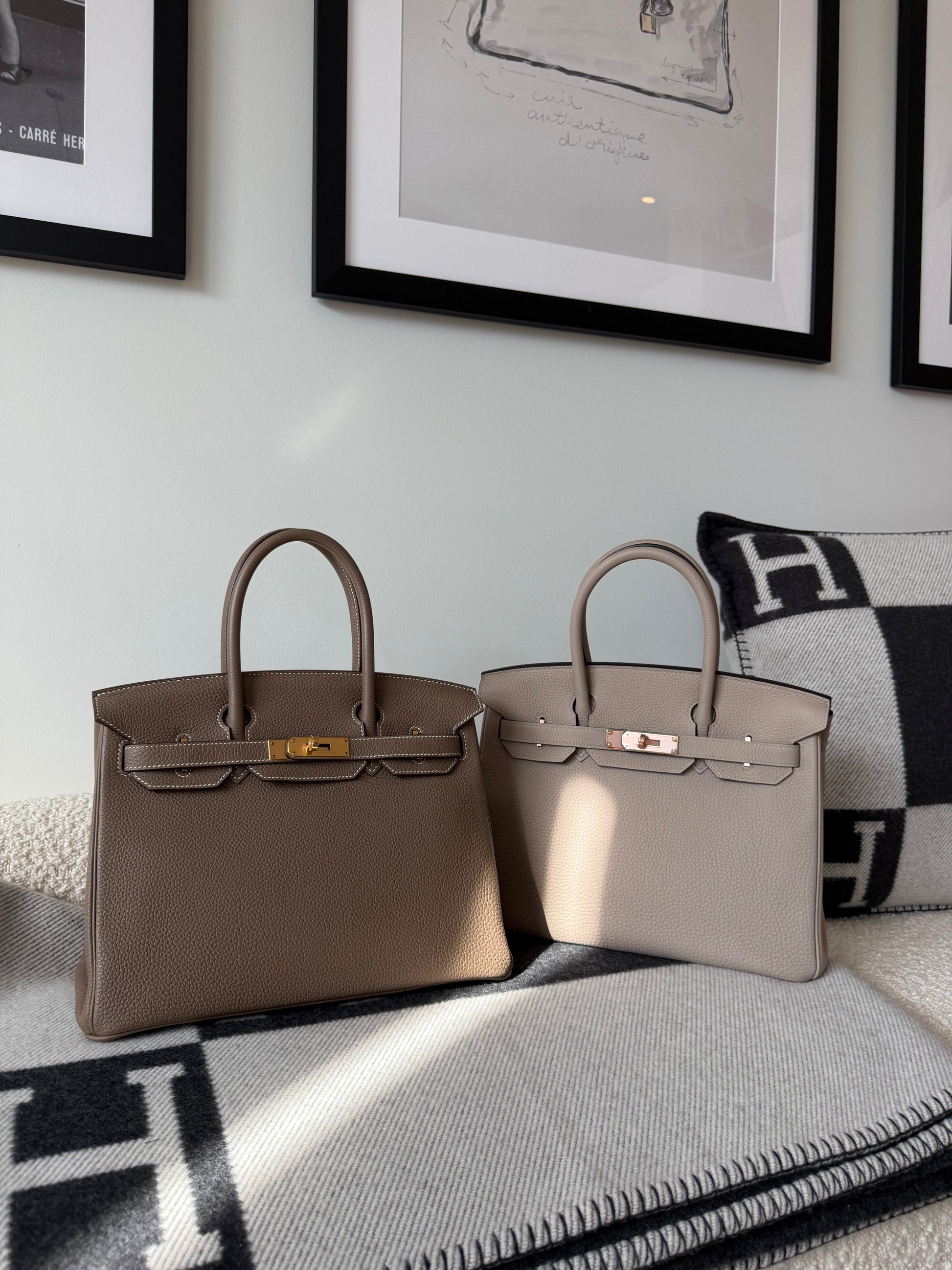 RESERVED: Final Payment Hermes Birkin 30 Etoupe GHW - Carly Julia Sells Stuff, LLC