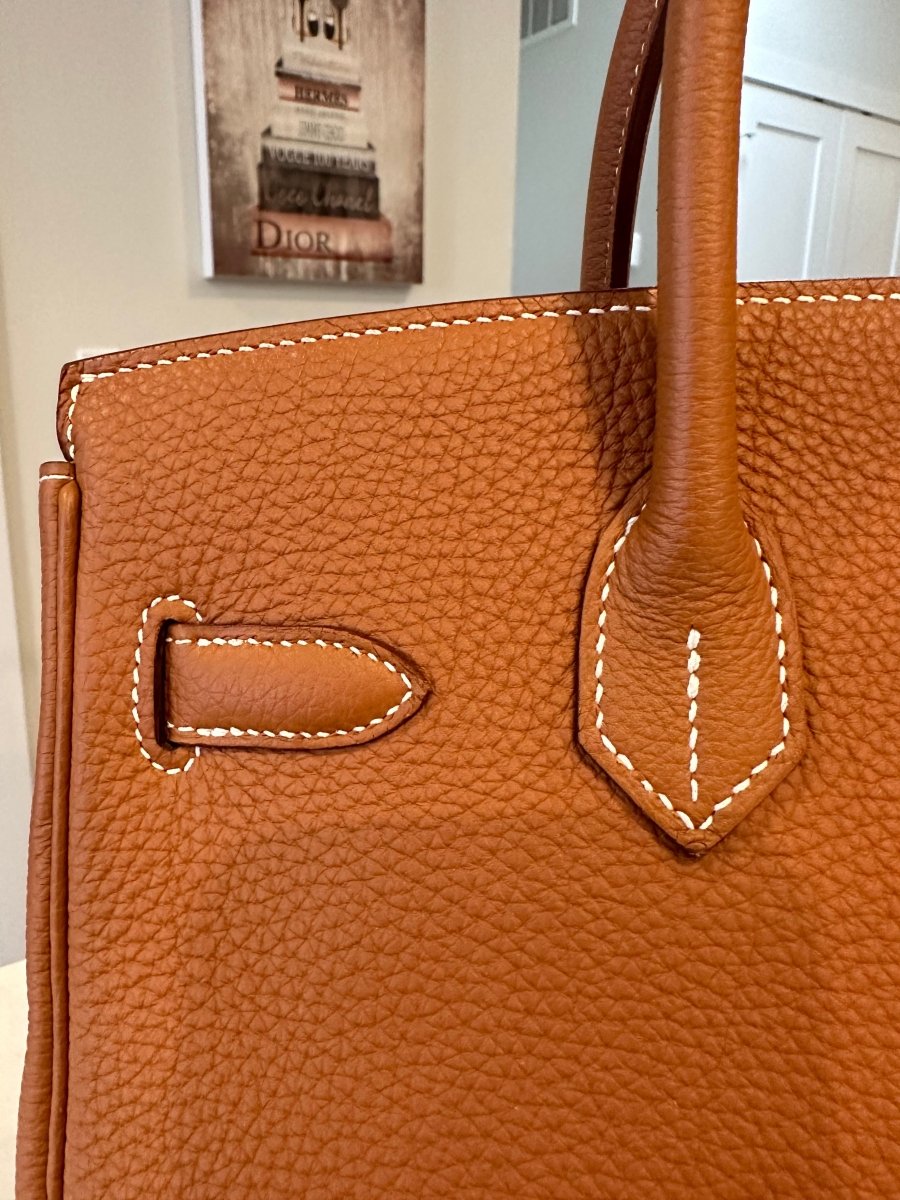 Reserved: Hermes 2016 Birkin 30 Gold on Gold - Carly Julia Sells Stuff, LLC