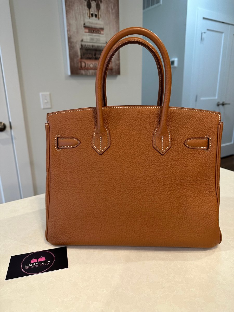 Reserved: Hermes 2016 Birkin 30 Gold on Gold - Carly Julia Sells Stuff, LLC